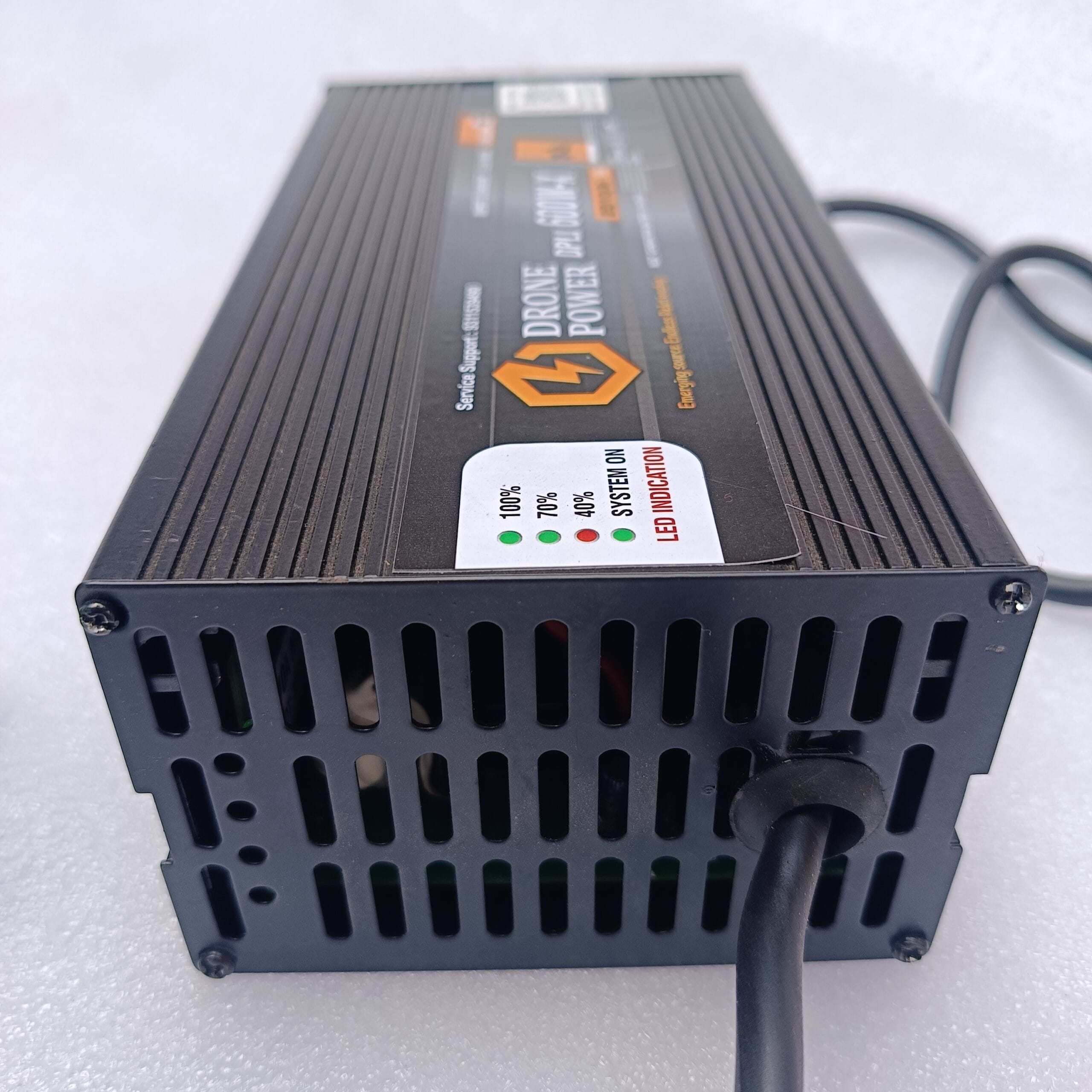 Drone Power 48 Volt 10A EV Lithium Battery Charger for Electric Scooters, E-Rickshaw, Toto (54.6V)