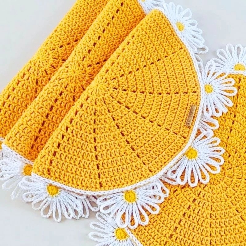 Jogo de Sousplat Jardim de Margaridas