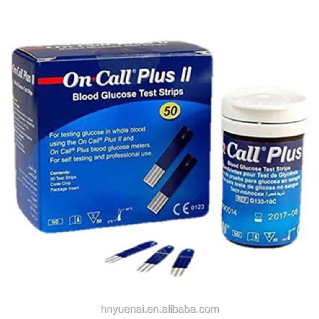On Call Plus II Blood Glucose Test Strips