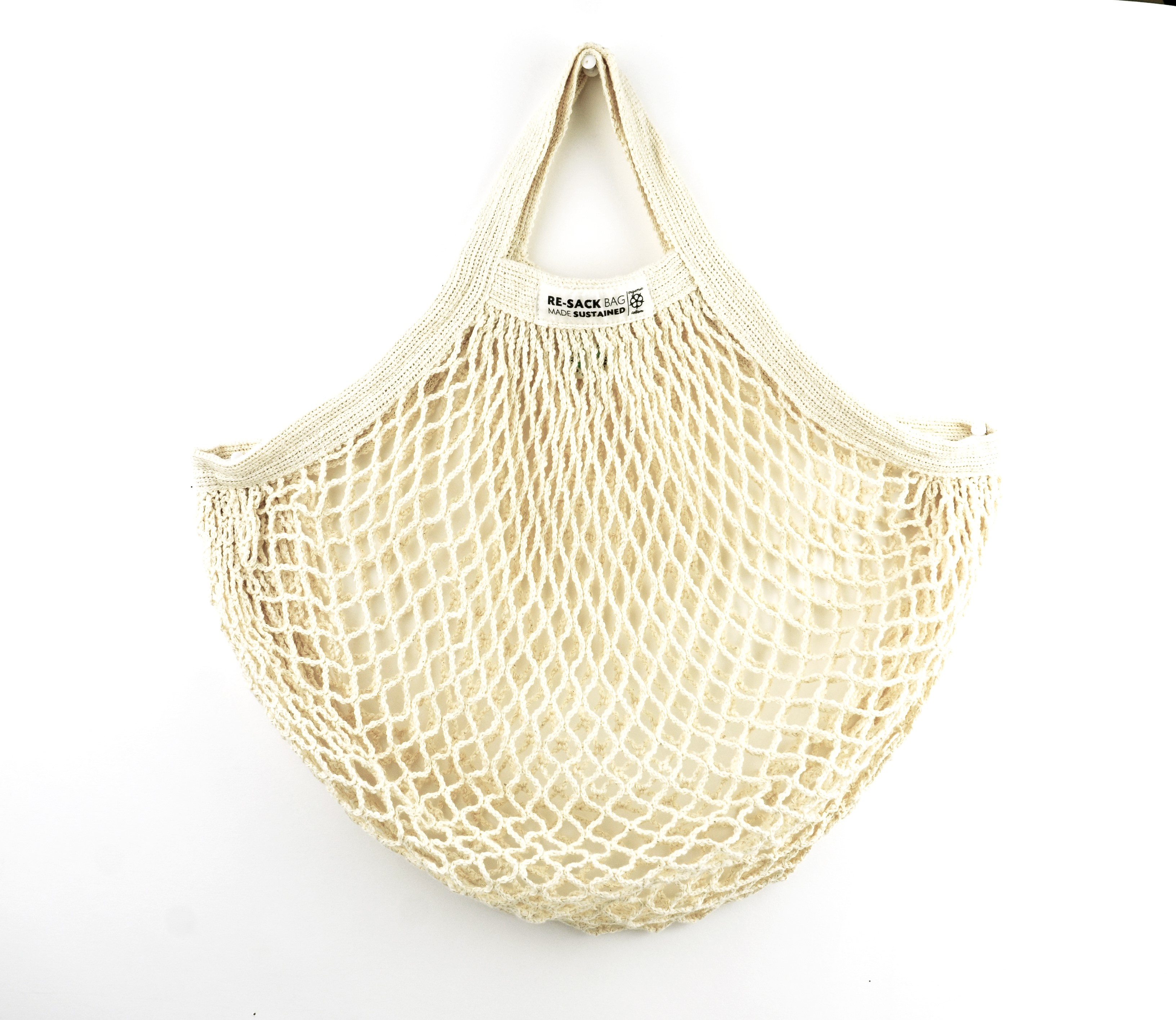 Re-Sack tinklinis pirkinių krepšys trumpa rankenėle