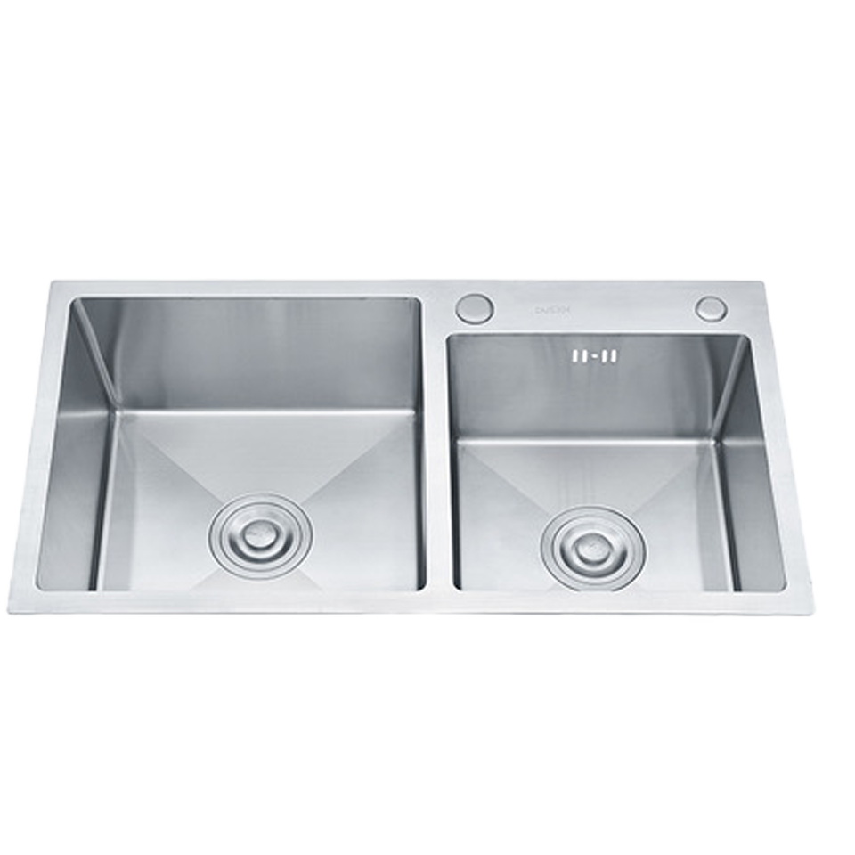 Bacha de cocina doble Doppia