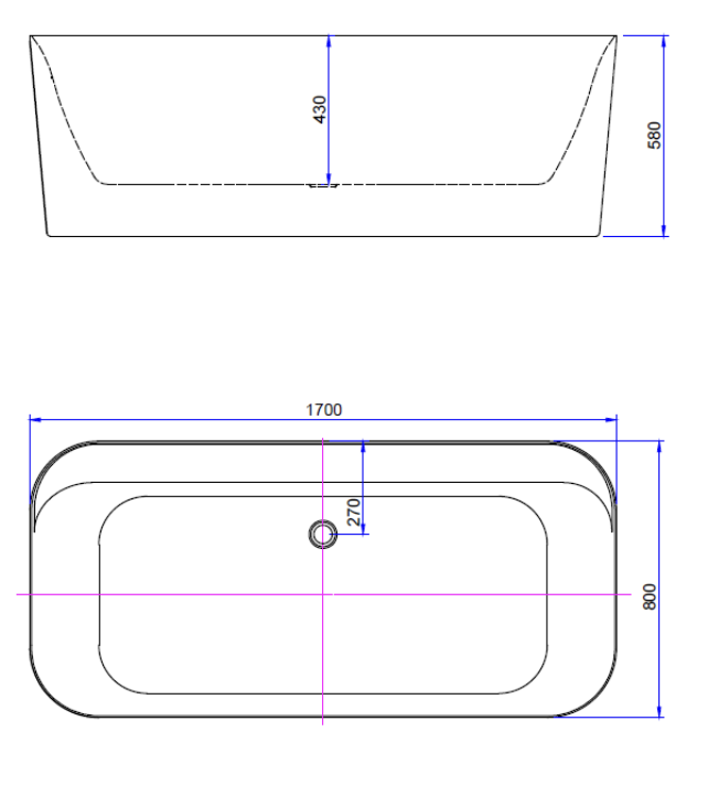 Bañera exenta Bellaria