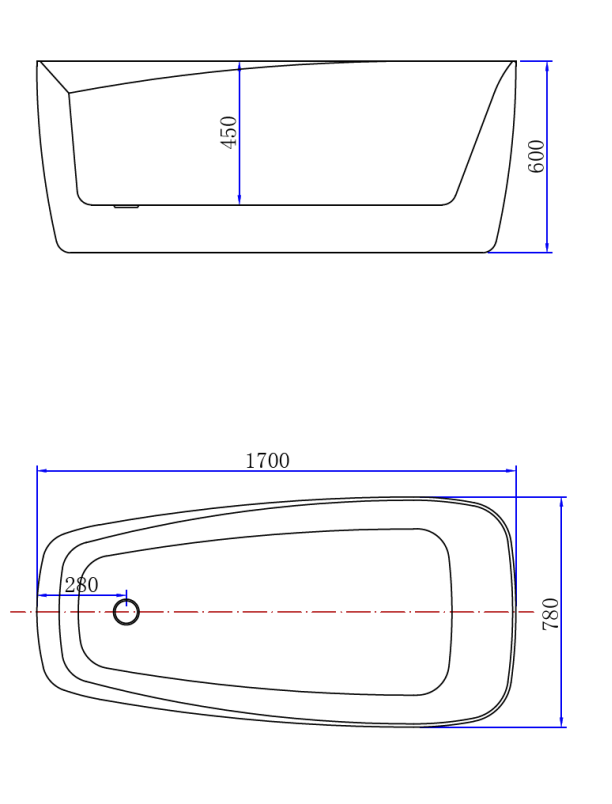 Bañera exenta Acquabella