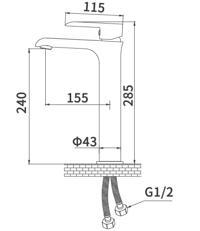 Grifo alto Aura - black