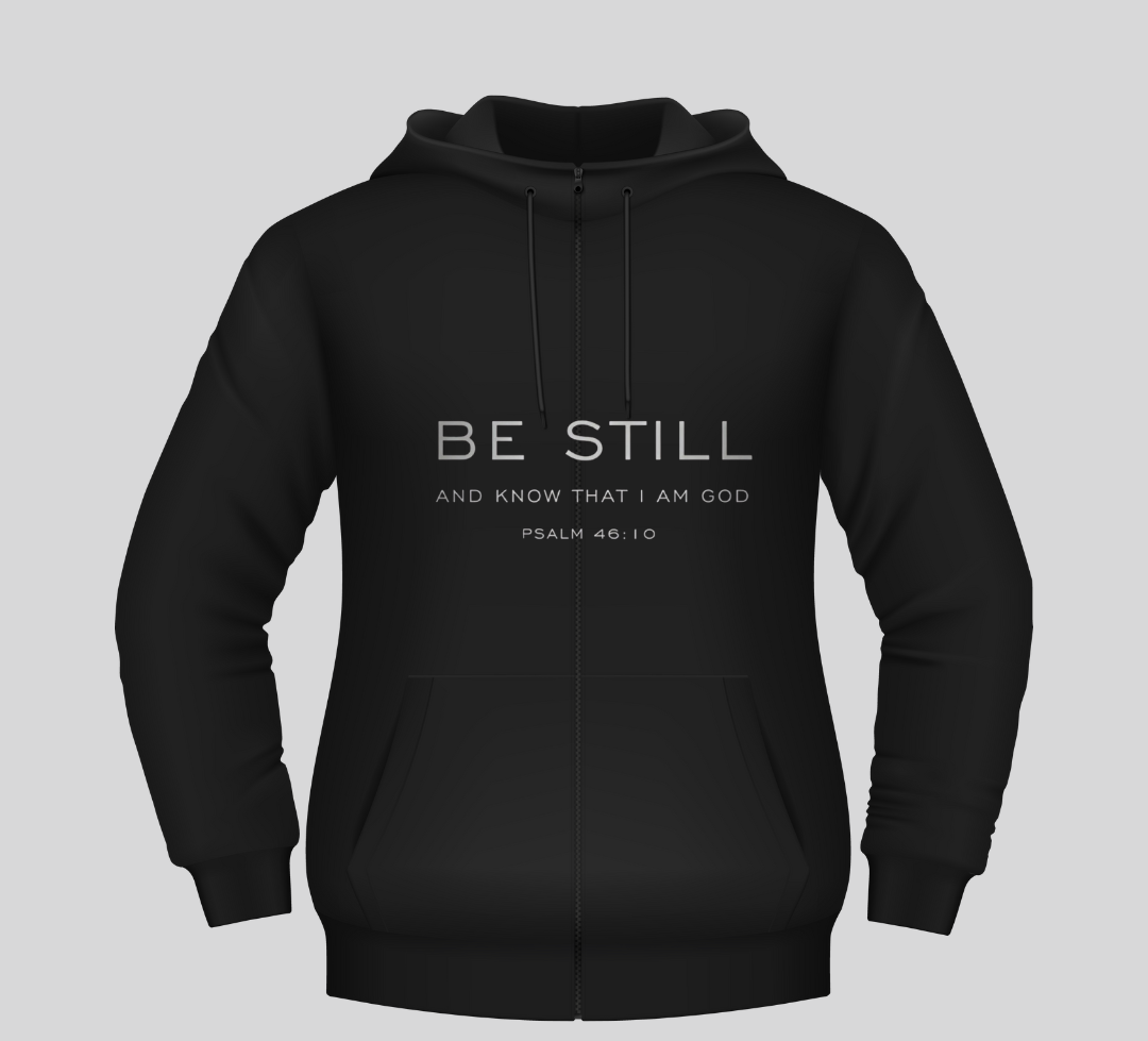 Be Still Psalm 46:10 Hoodie