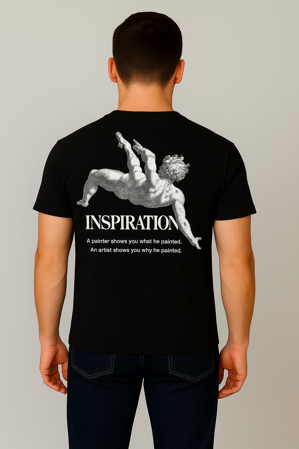 T-shirt blanc 'Inspiration'