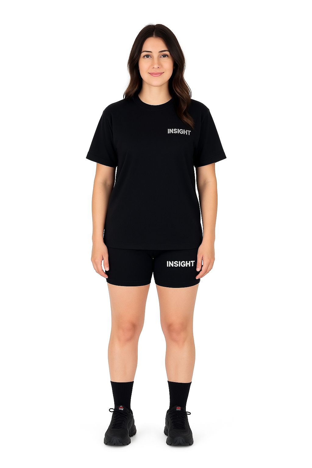 Short sport noir à la mode