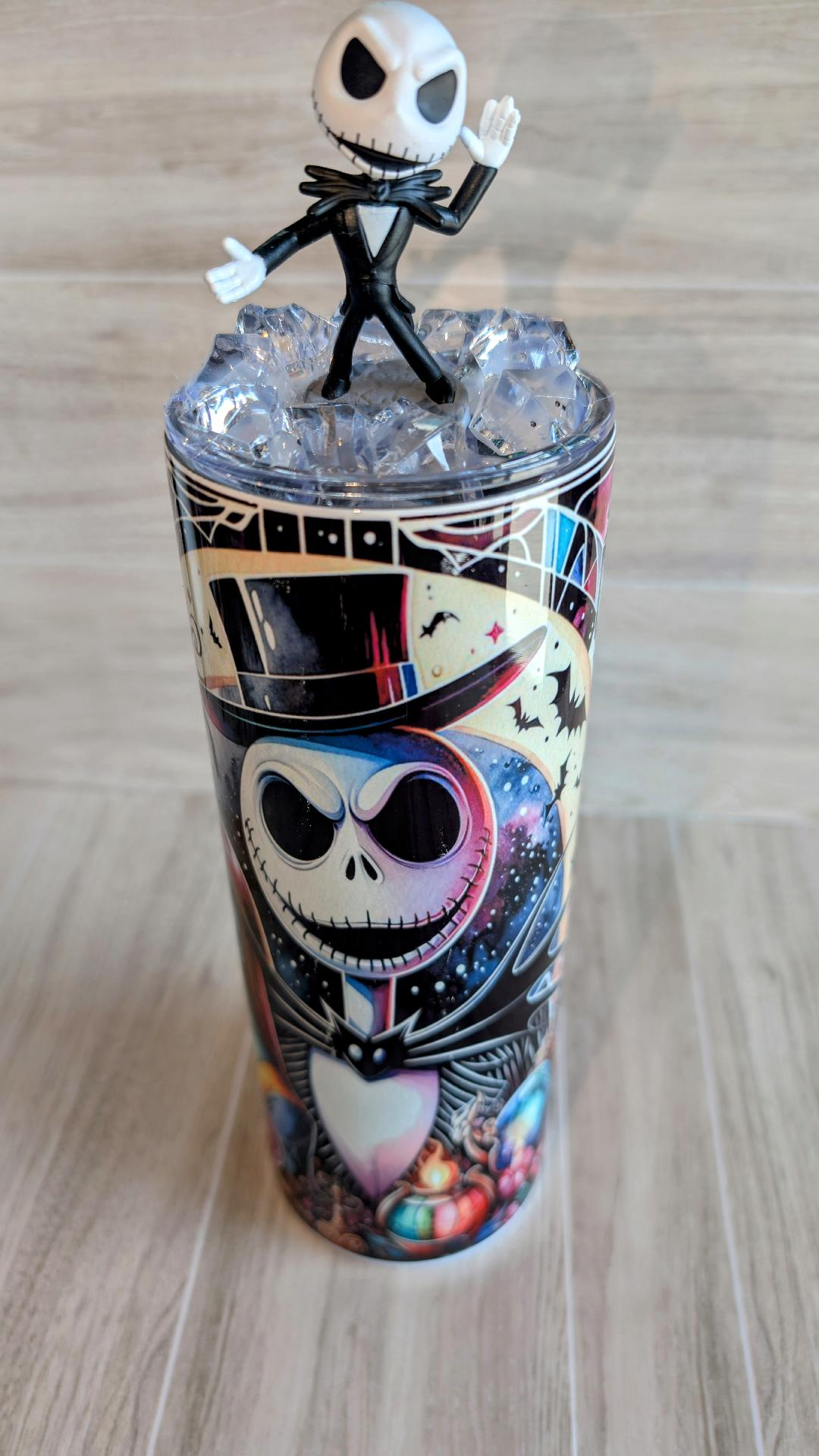 23.Jack Skellington Themed Tumbler