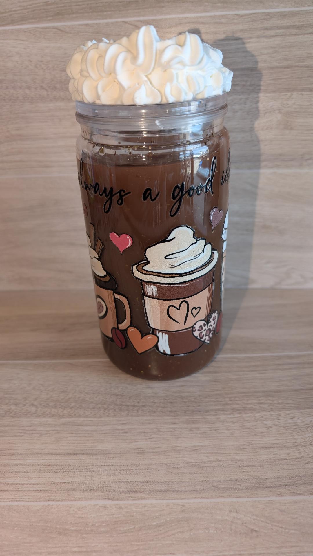 36.Decorative Hot Chocolate Tumbler