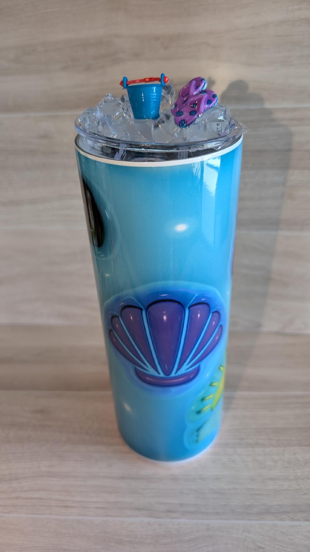 17.Beach Days Stainless Steel Tumbler