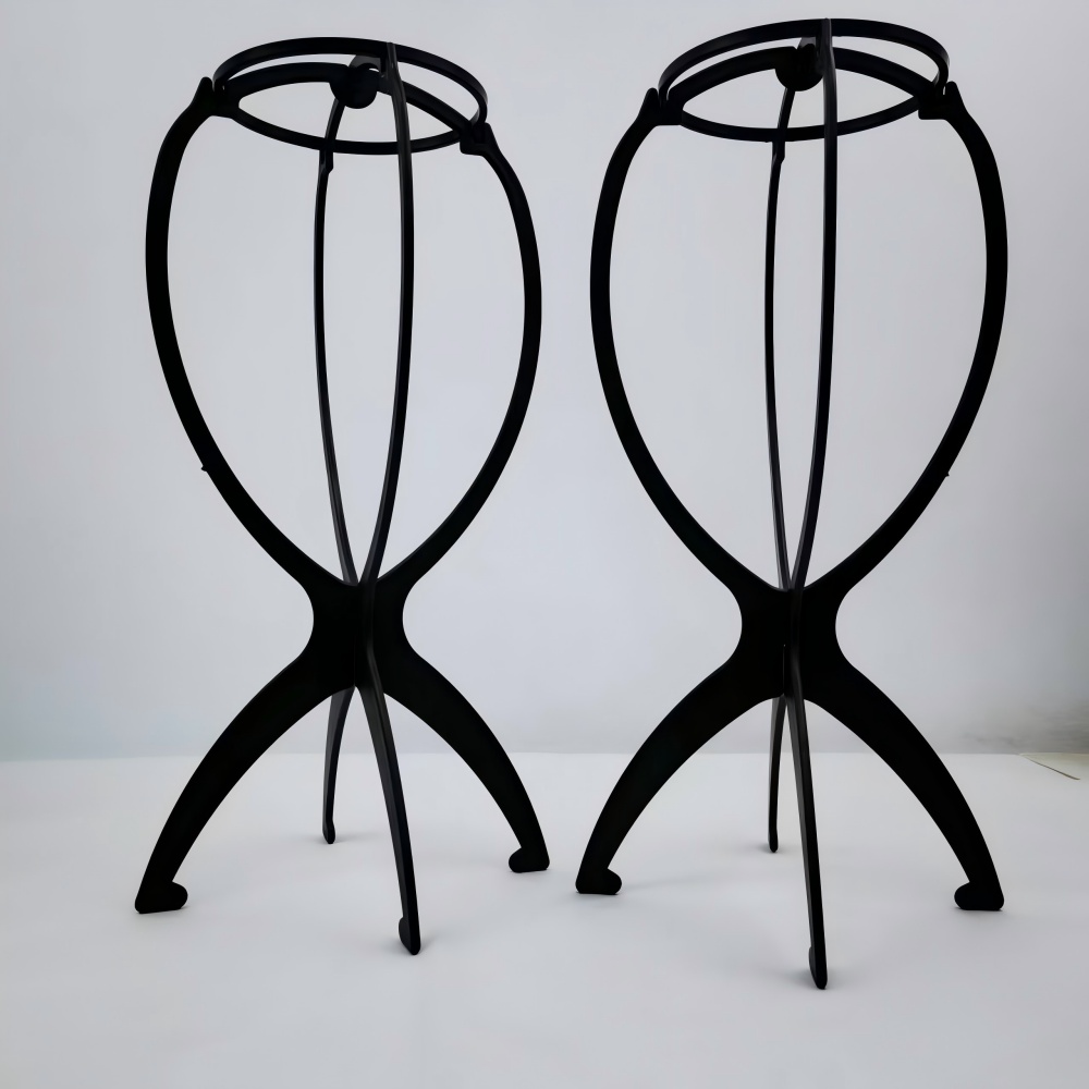Plastic wig stand