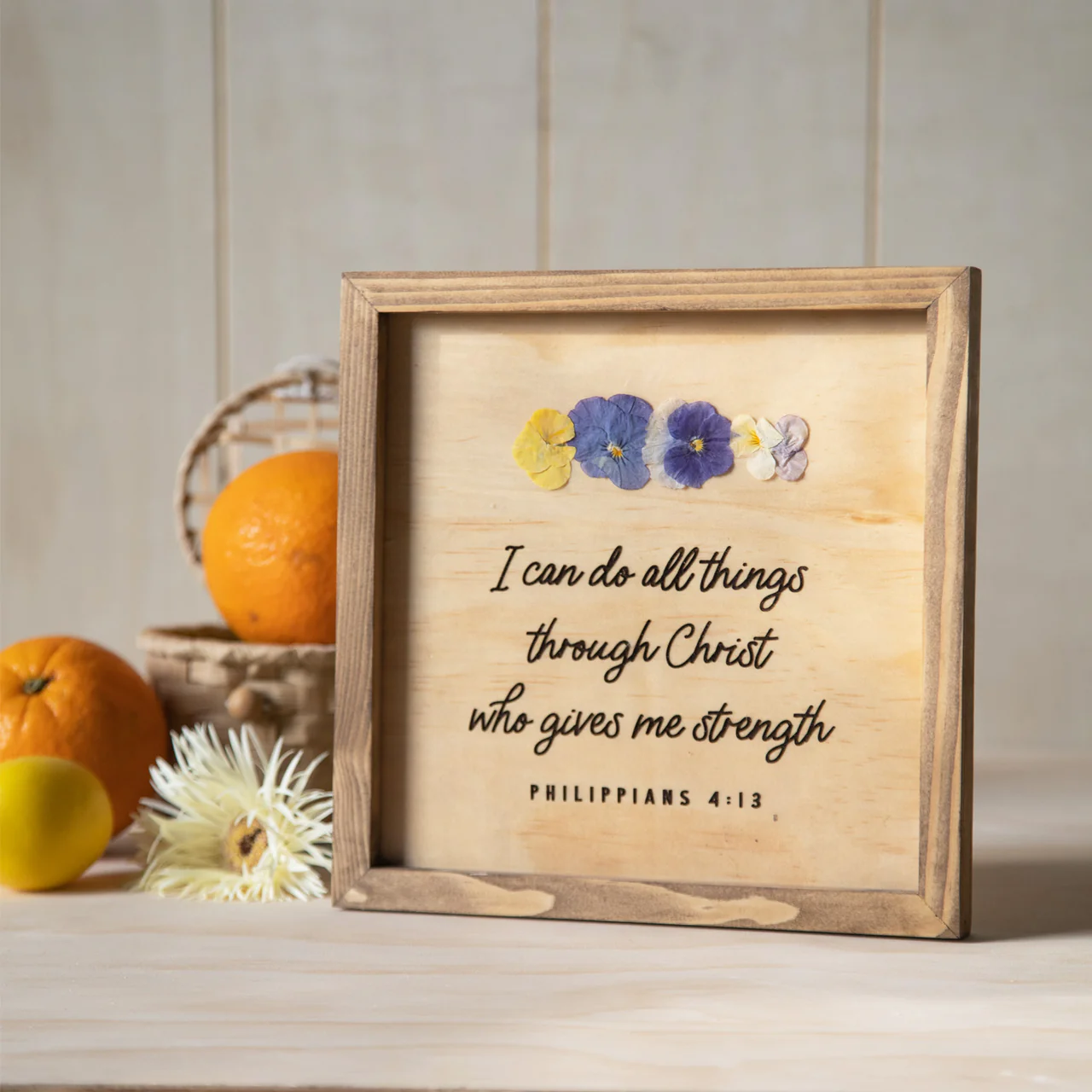 I Can Do All Things Through Christ - Handmade by Blessed Be