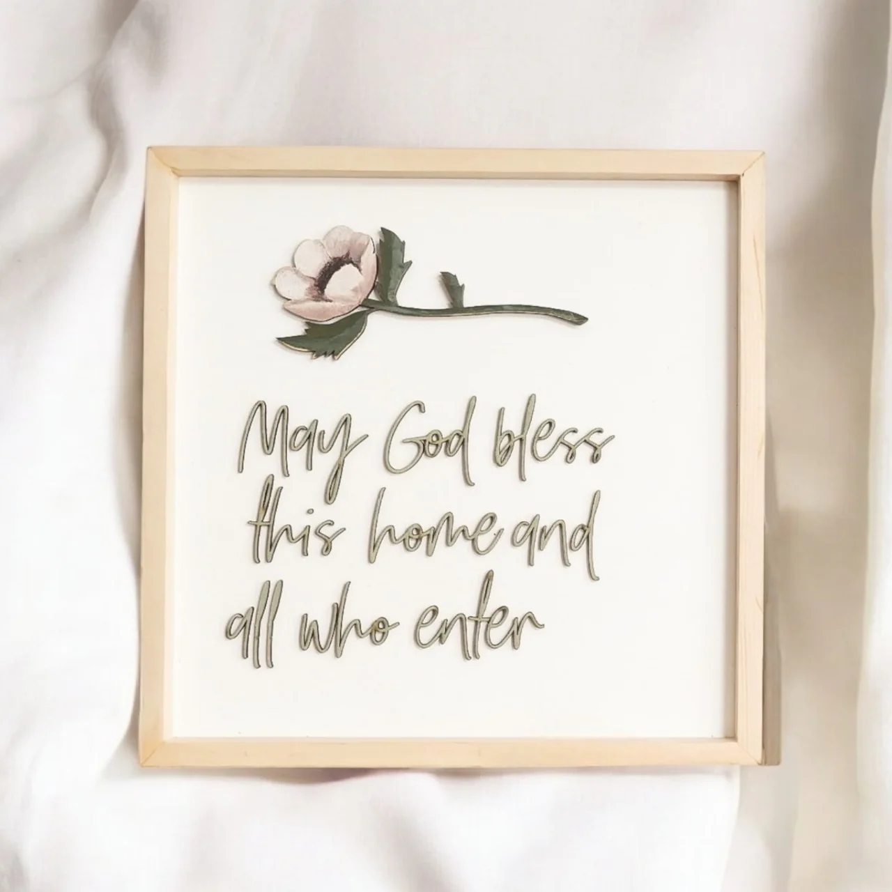 May God Bless This Home And All Who Enter - Handmade by Blessed Be