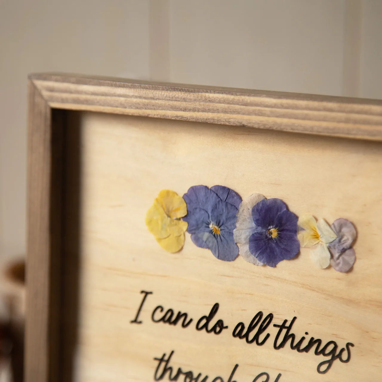 I Can Do All Things Through Christ - Handmade by Blessed Be