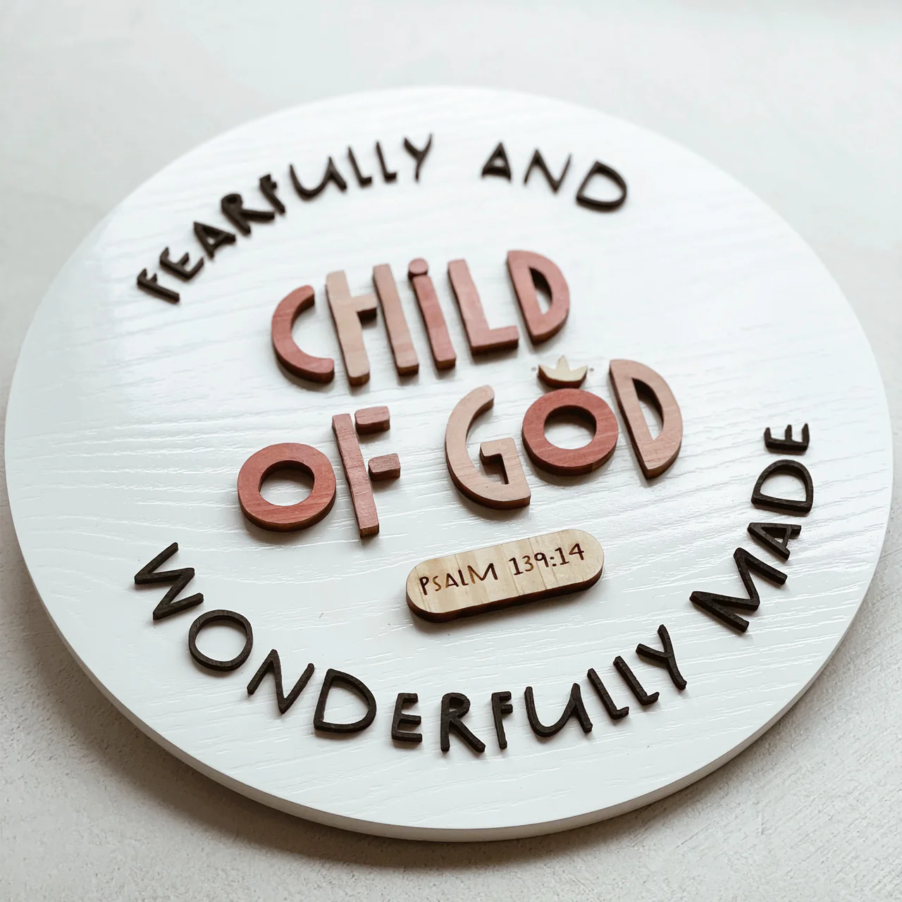 Child Of God - Psalm 139:14 - Handmade by Blessed Be