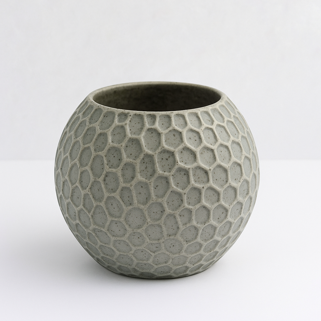 Maceta decorativa luna