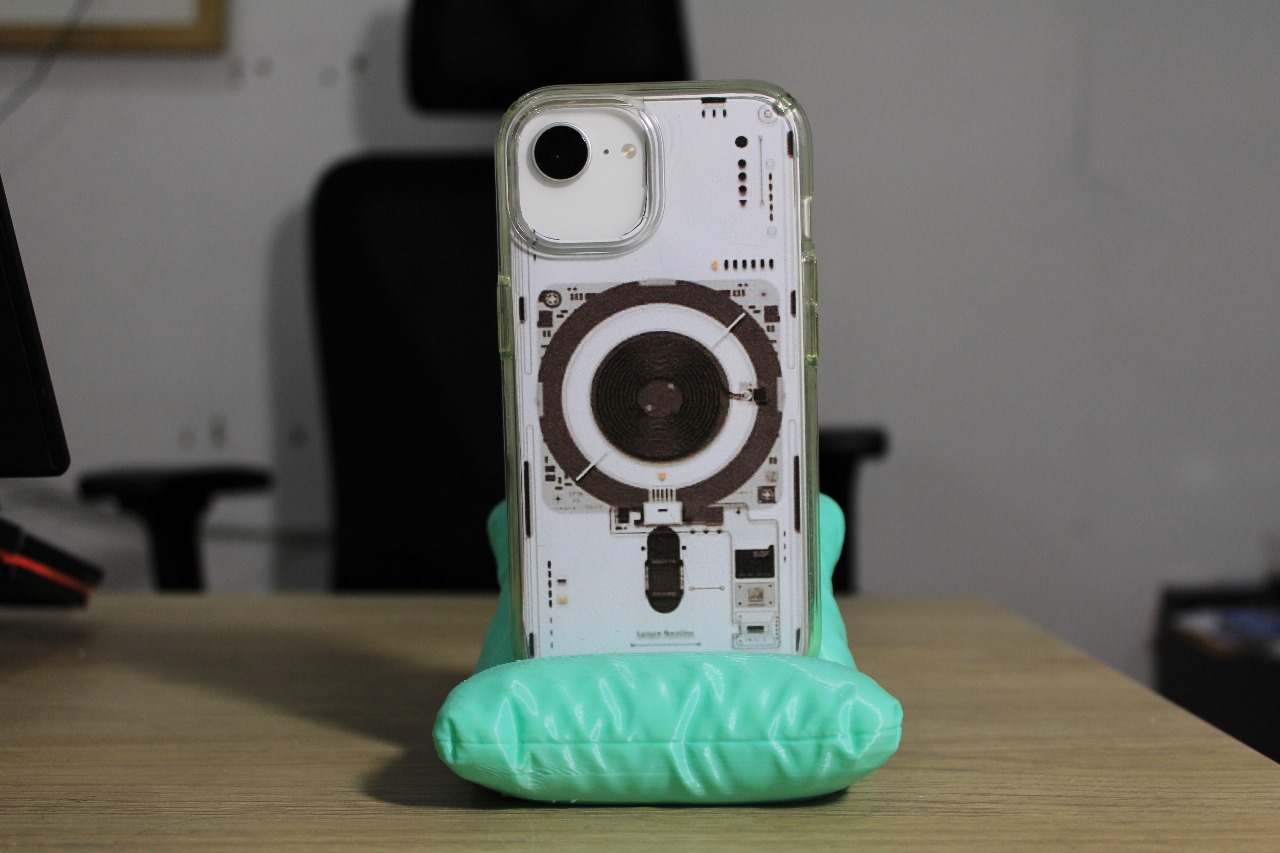 Soporte acolchado impreso en 3d  para móvil
