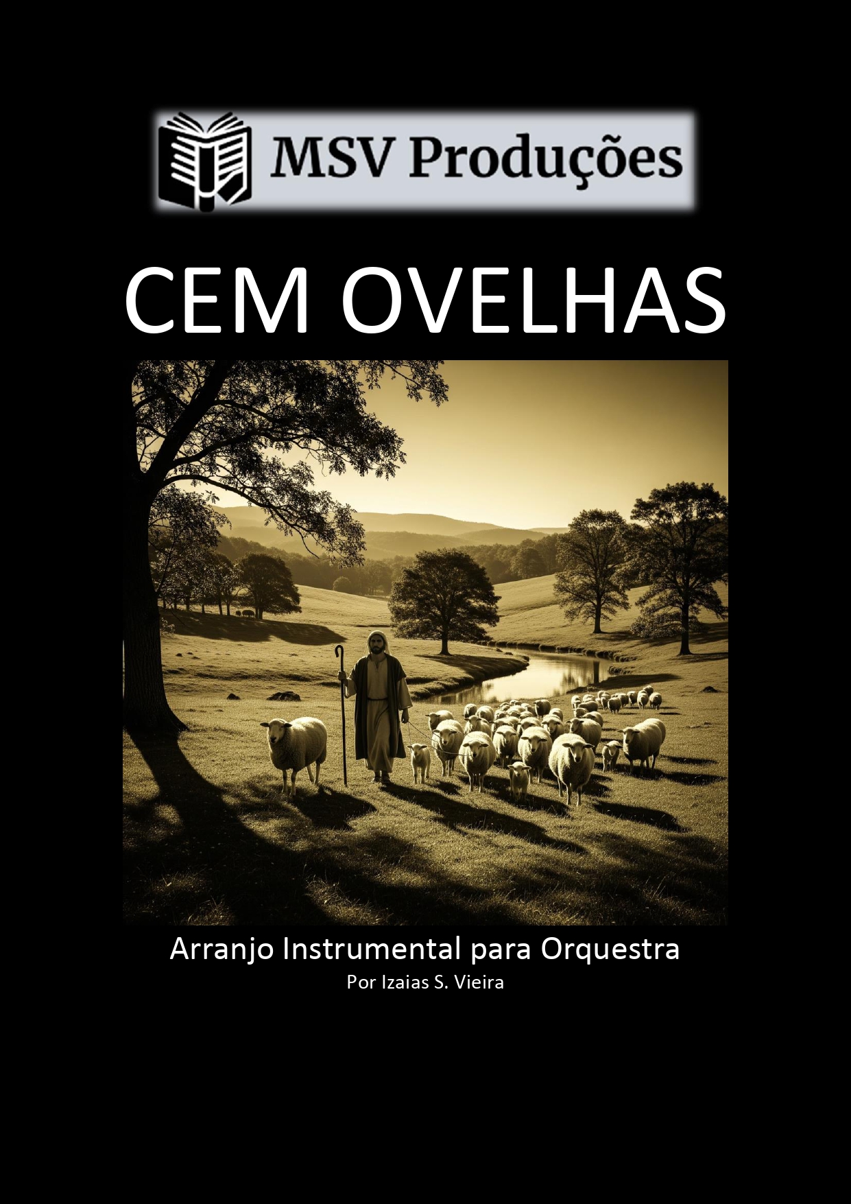 Partitura para orquestra "Cem Ovelhas"