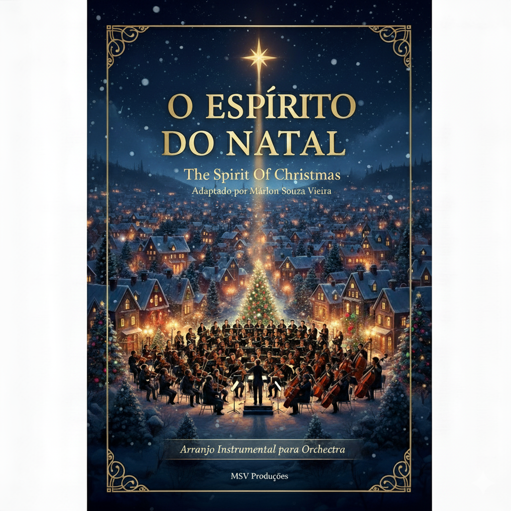 Partitura da Música "O ESPÍRITO DO NATAL" - (The Spirit of Christmas)