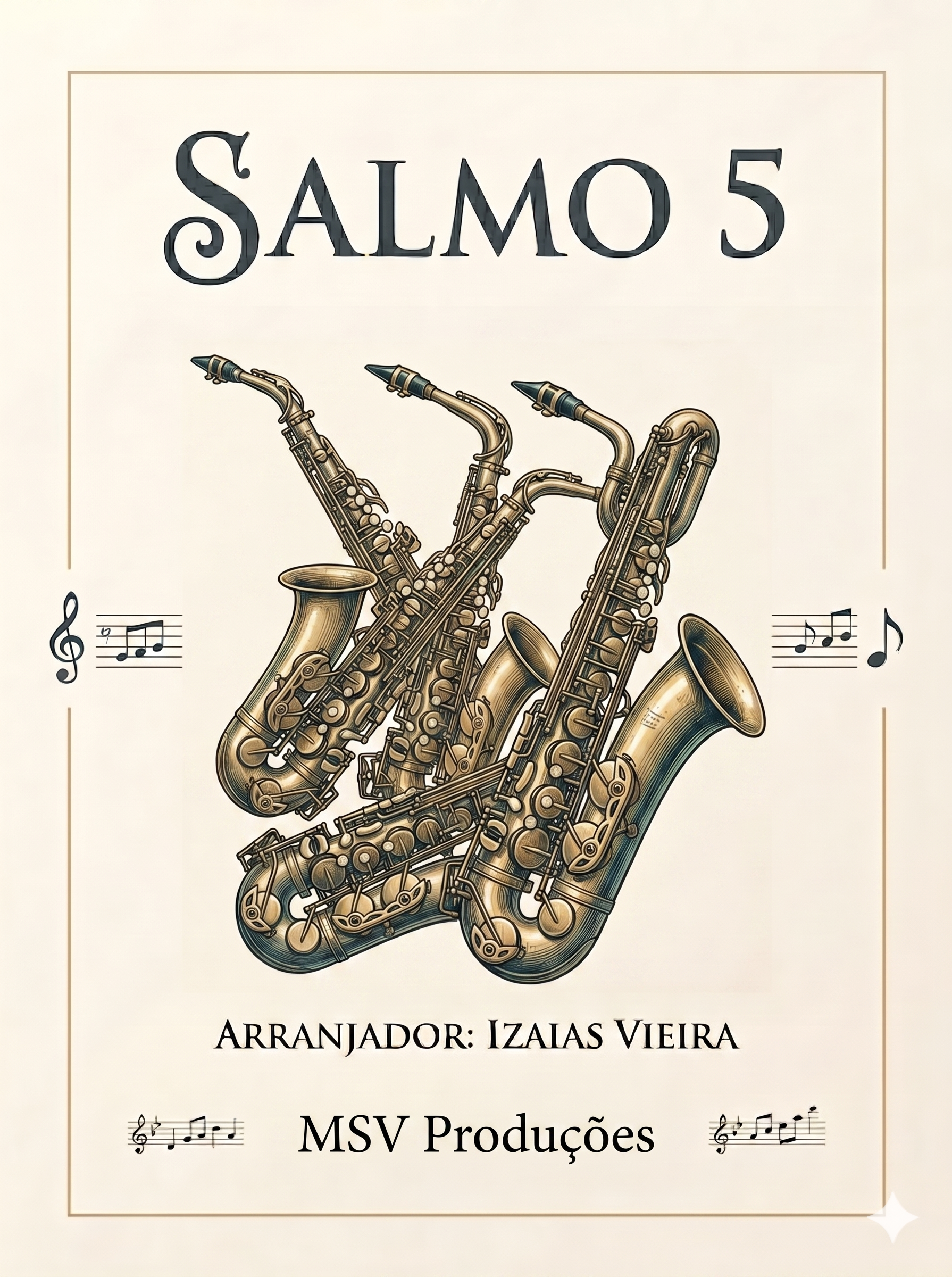 Salmo 5 - Arranjo para Orquestra e sexteto de Saxofone