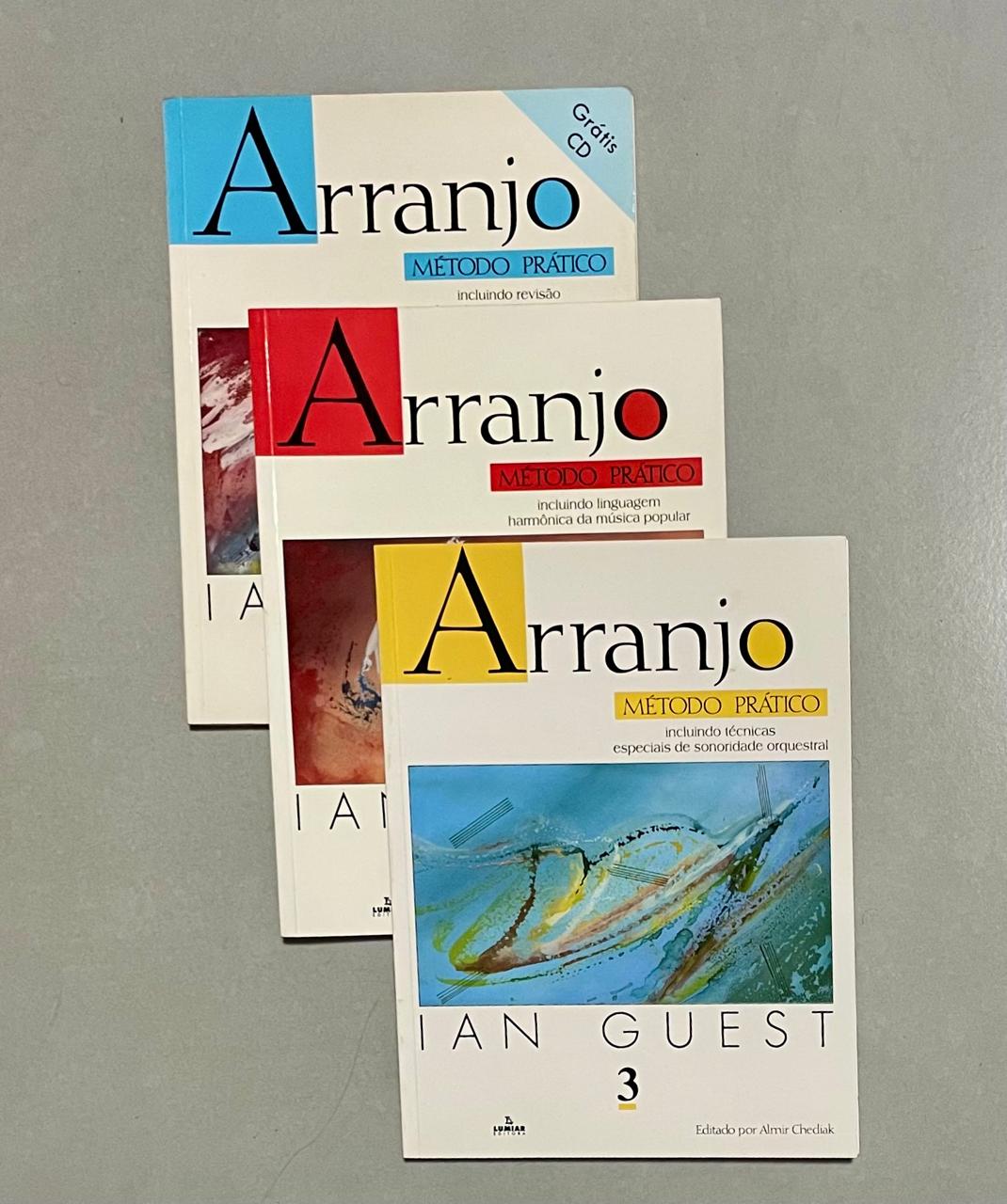 Livros 1, 2 e 3 – “Arranjo – Método Prático” – Ian Guest