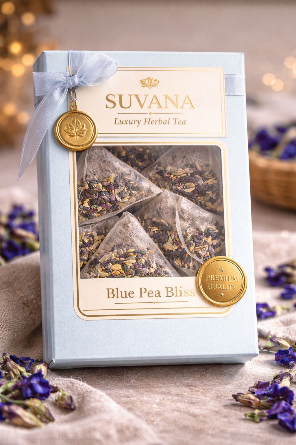 Suvana Blue Pea Bliss Herbal Tea