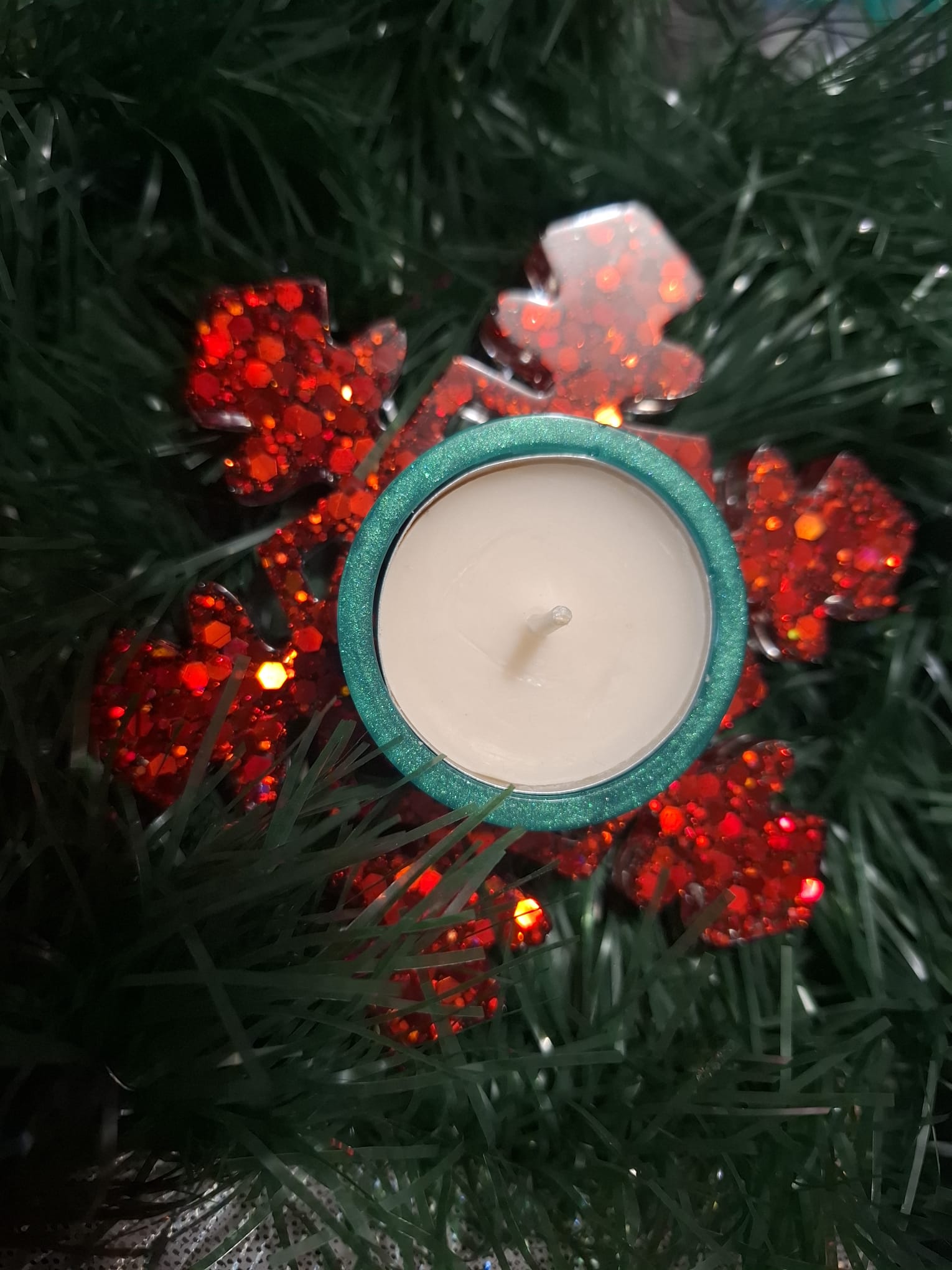 Bougeoir flocon de neige