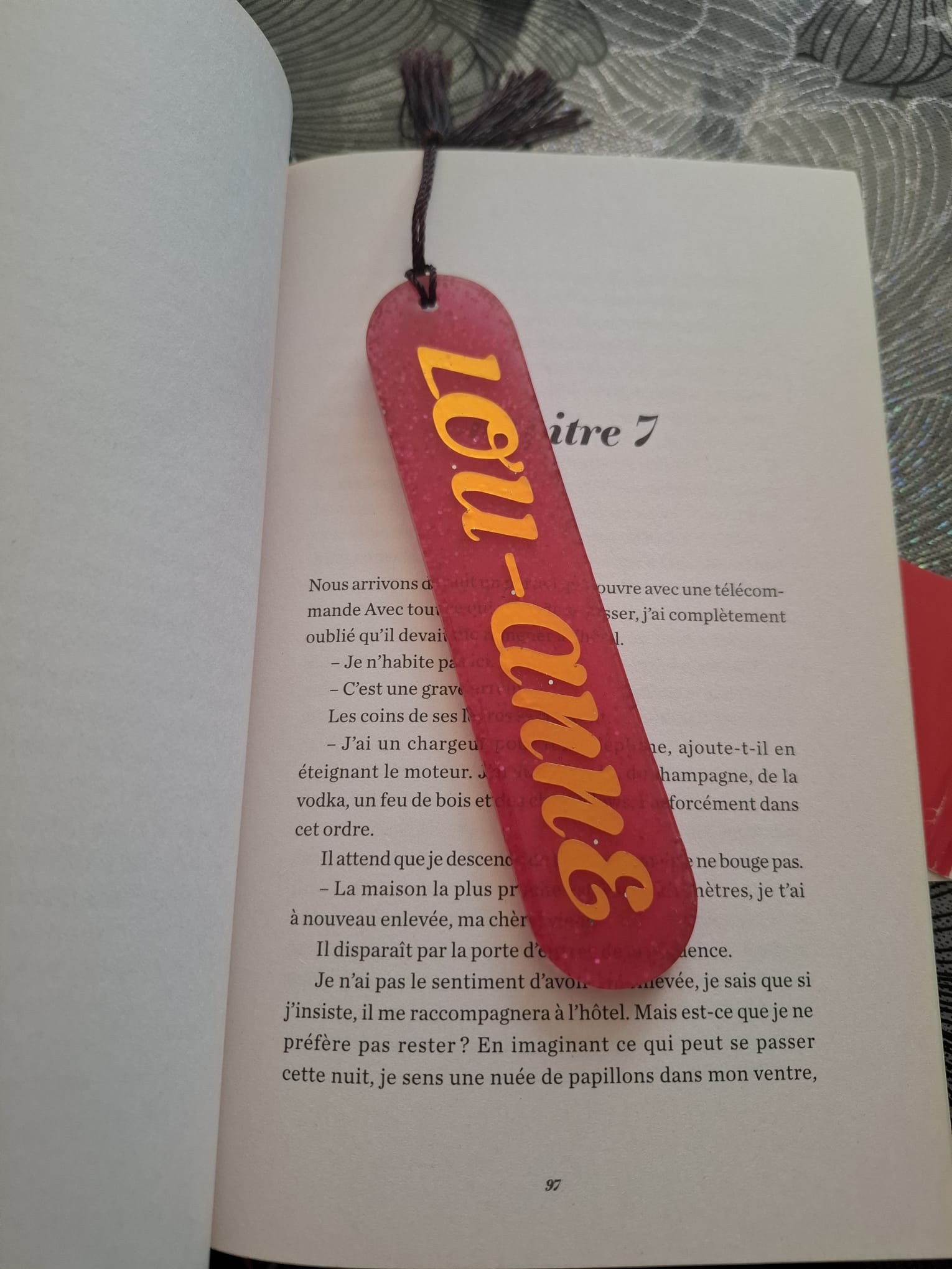 Marque page personnalisé