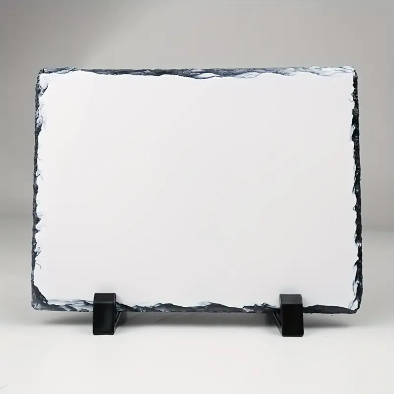 Plaque photo brillant en ardoise 