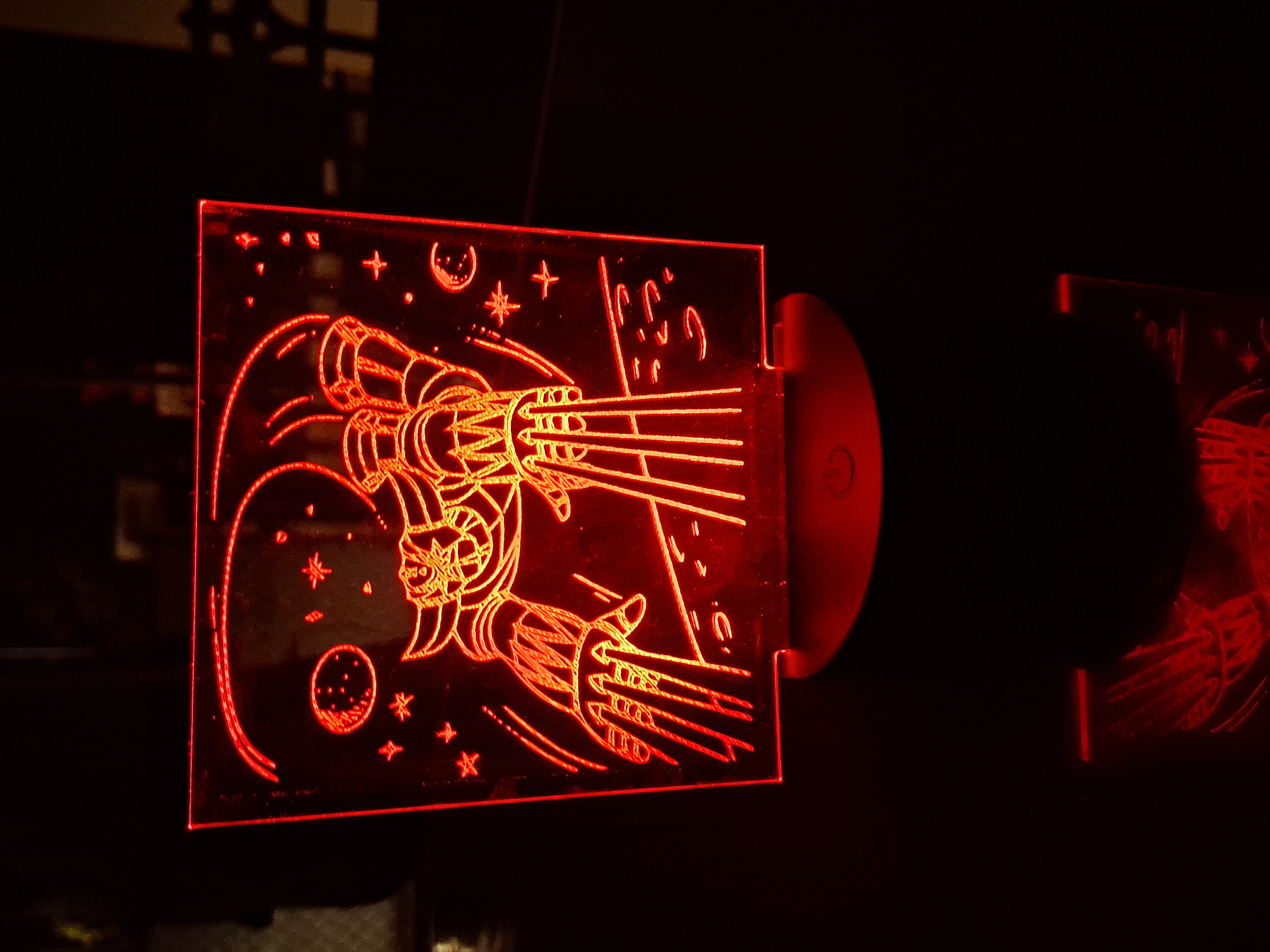 Lampe LED personnalisée