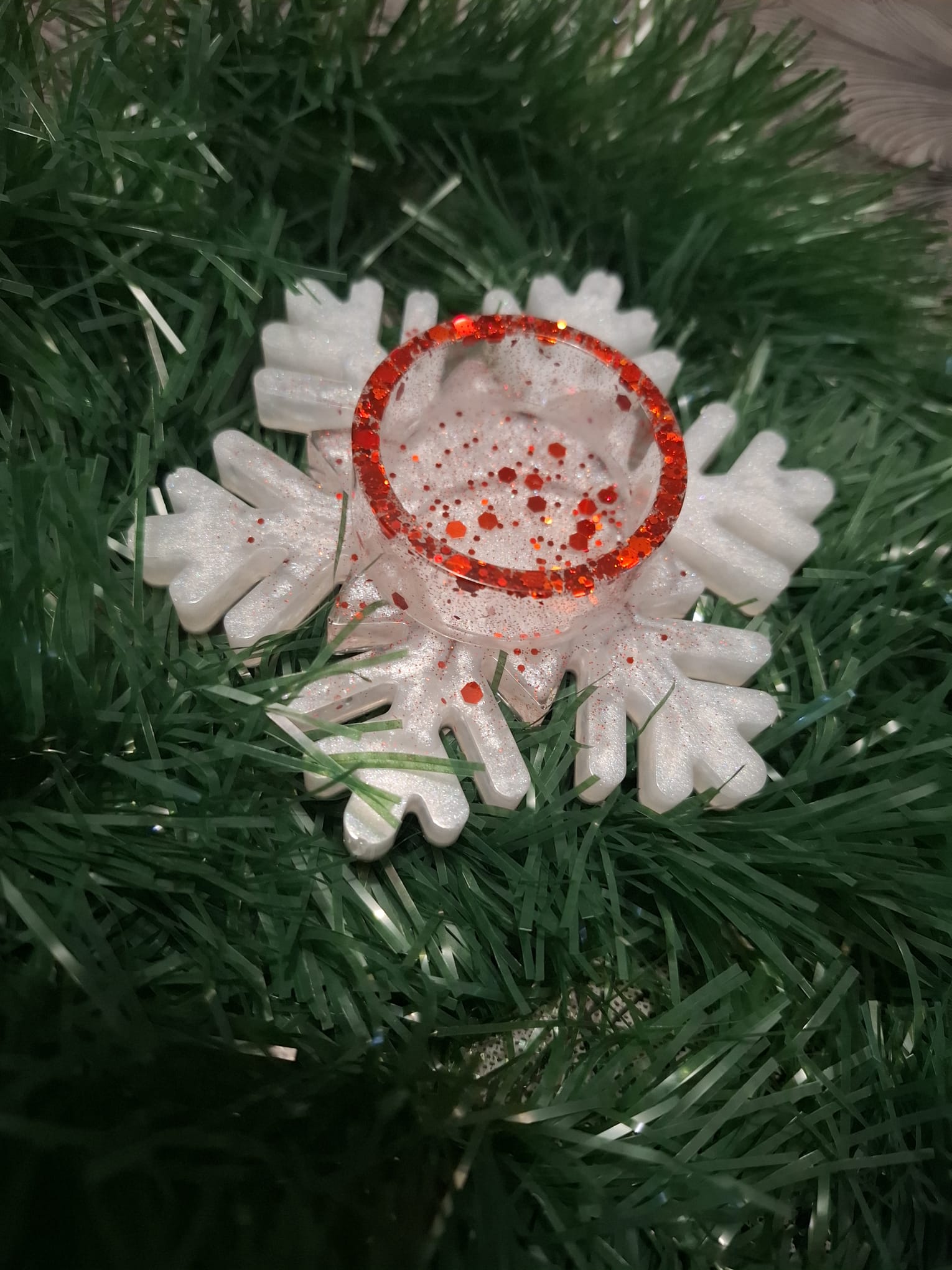 Bougeoir flocon de neige