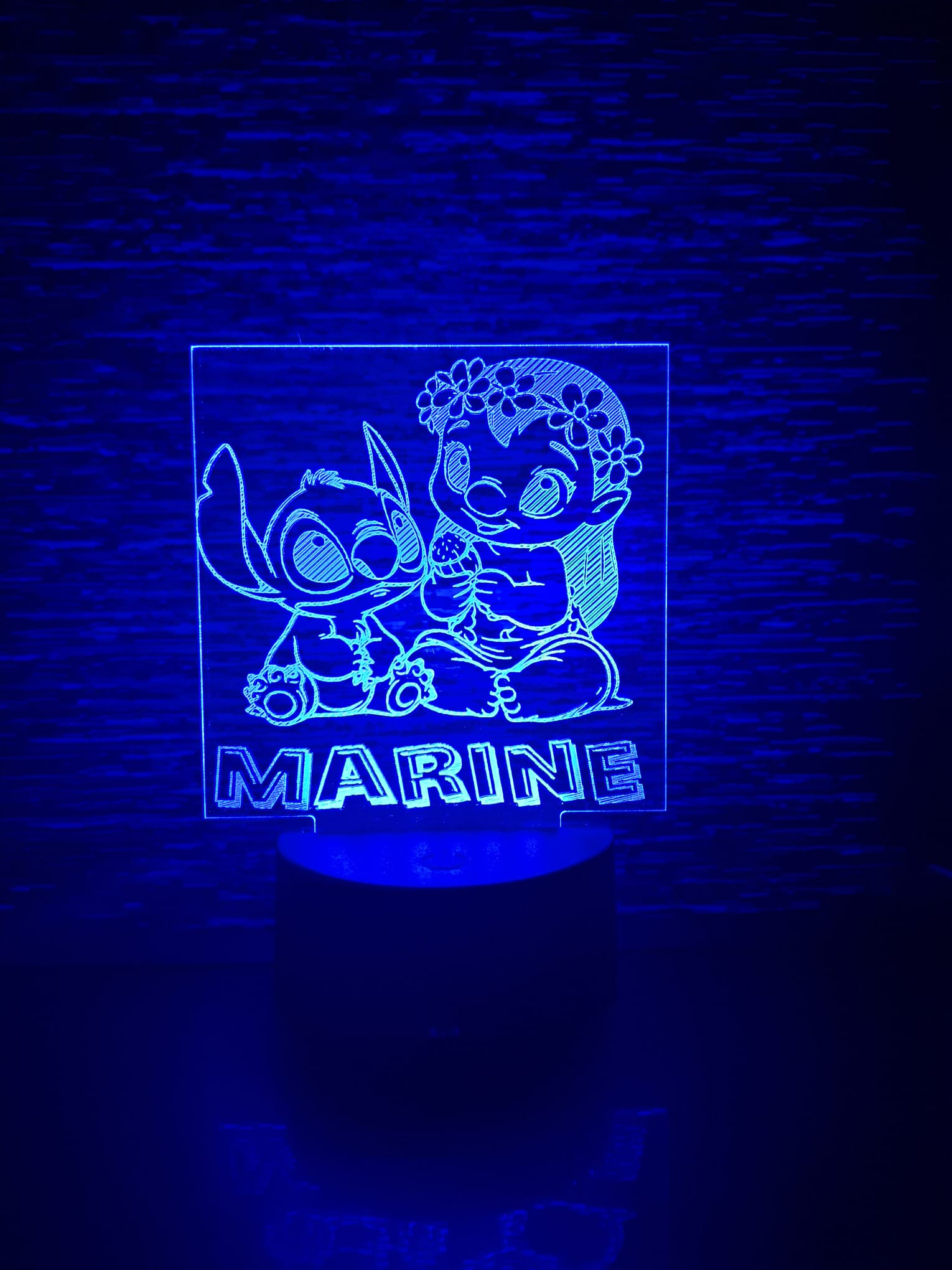 Lampe LED personnalisée