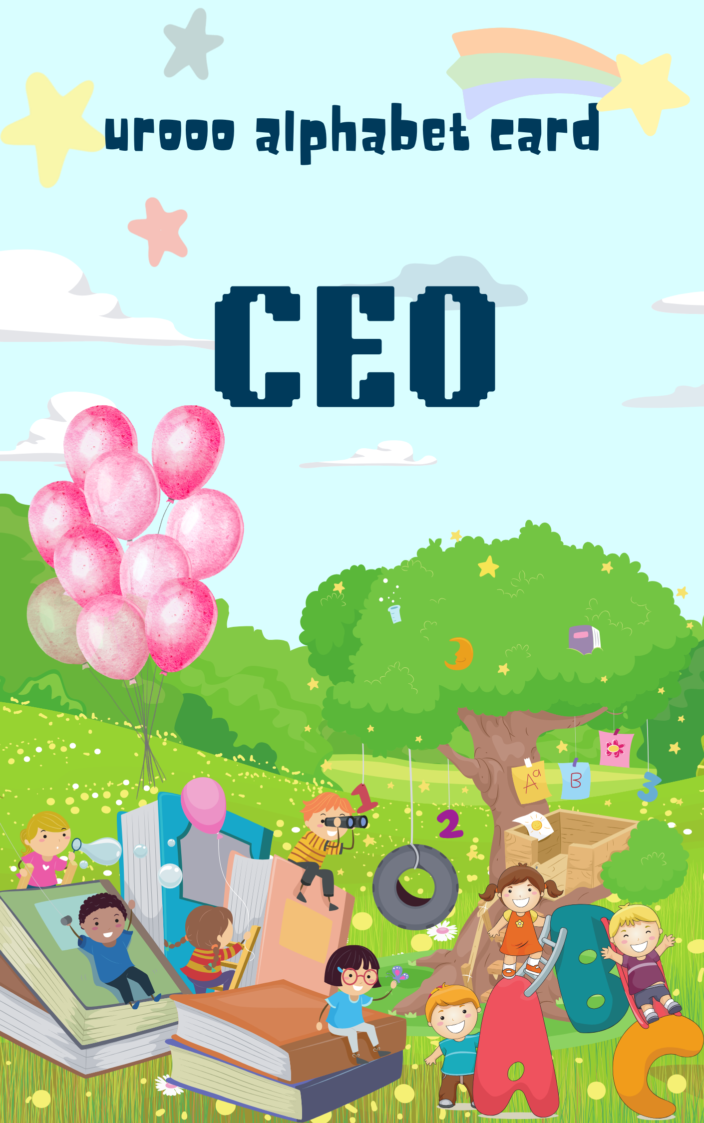 Urooo Alphabet Card - CEO