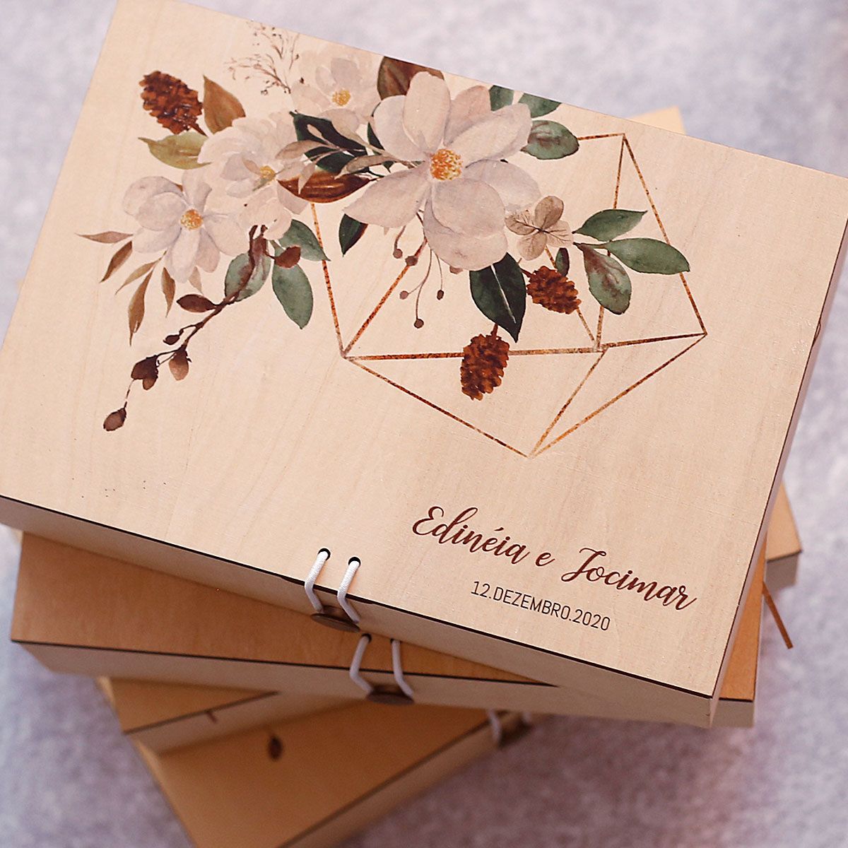 Personalized Wooden Keepsake Box