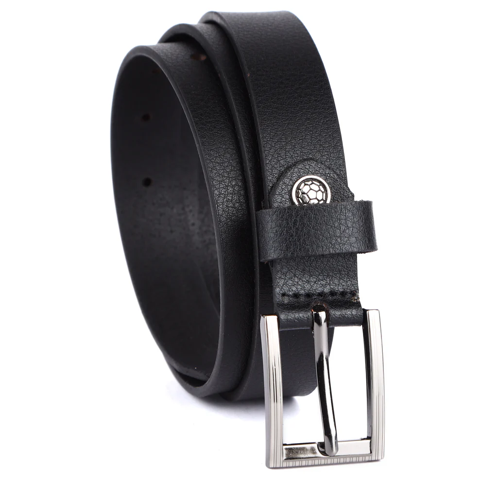 Classic Black Leather Belt