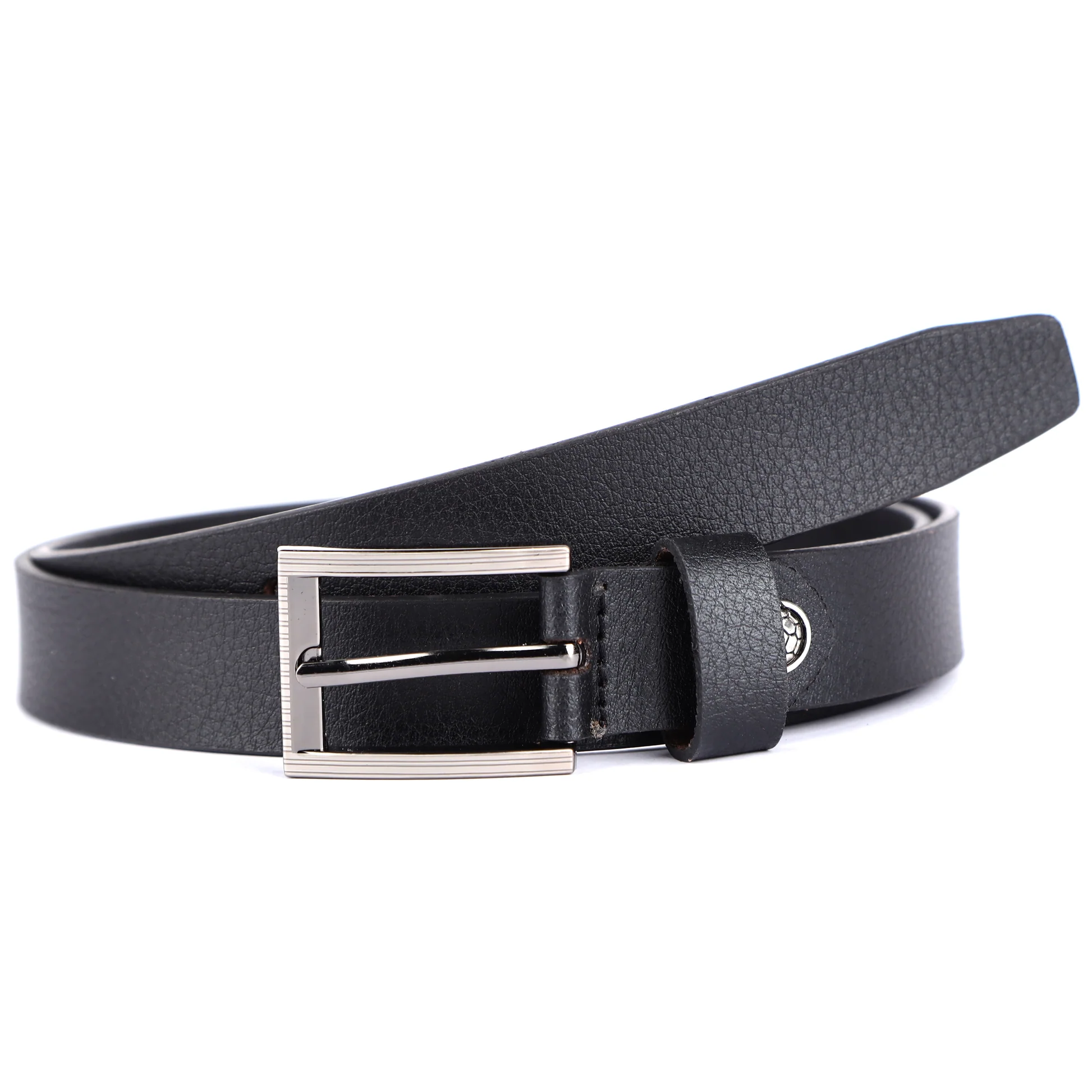 Classic Black Leather Belt