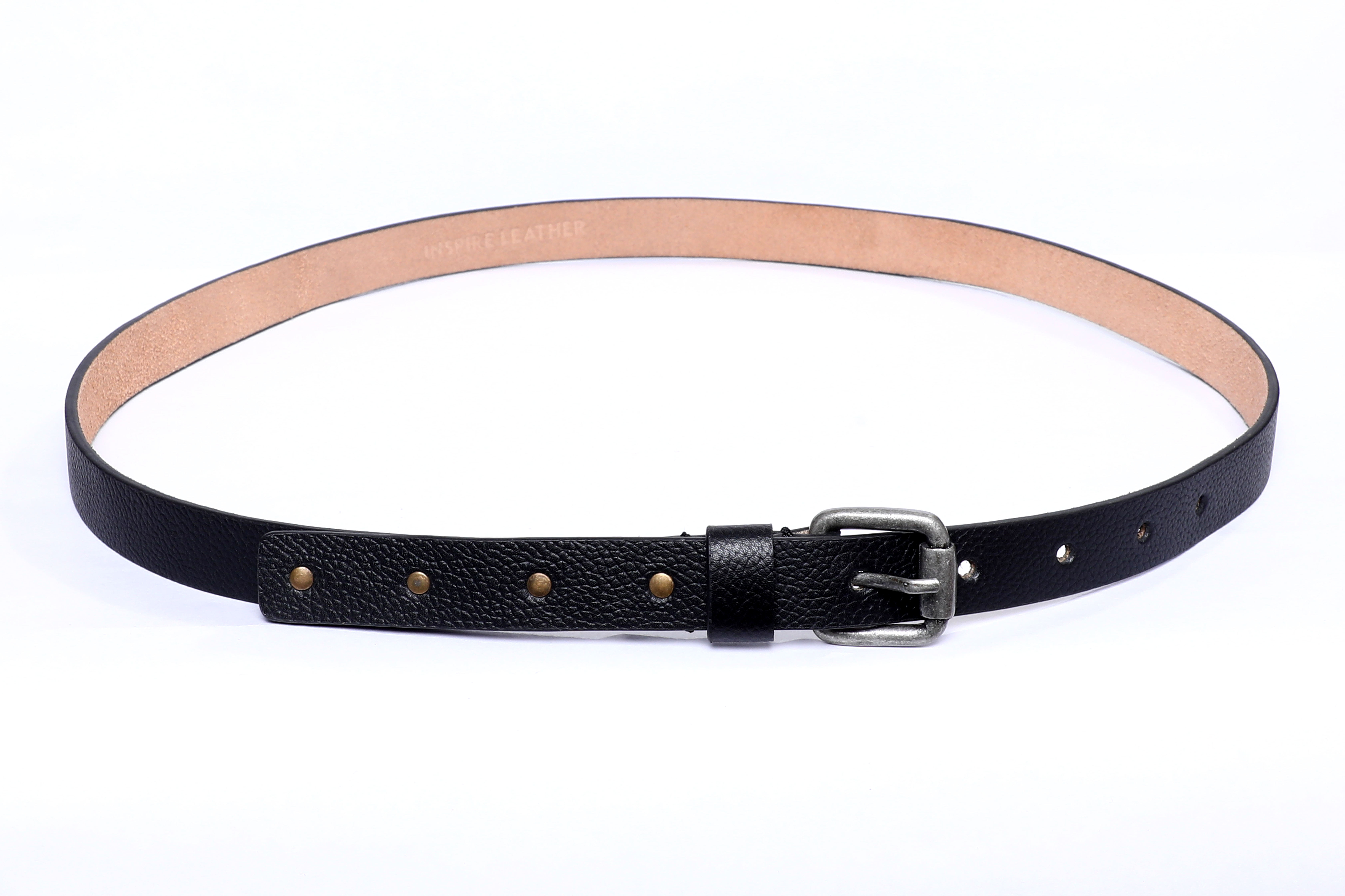 Classic Black Leather Belt