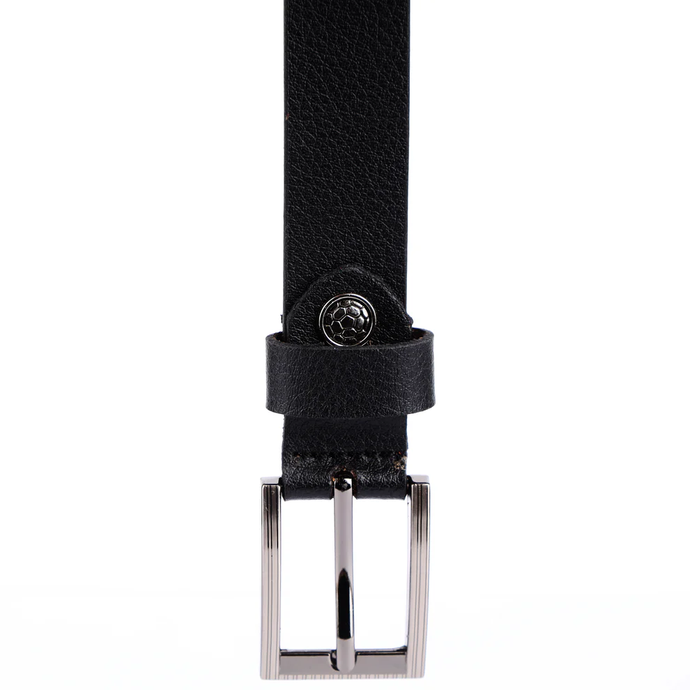 Classic Black Leather Belt