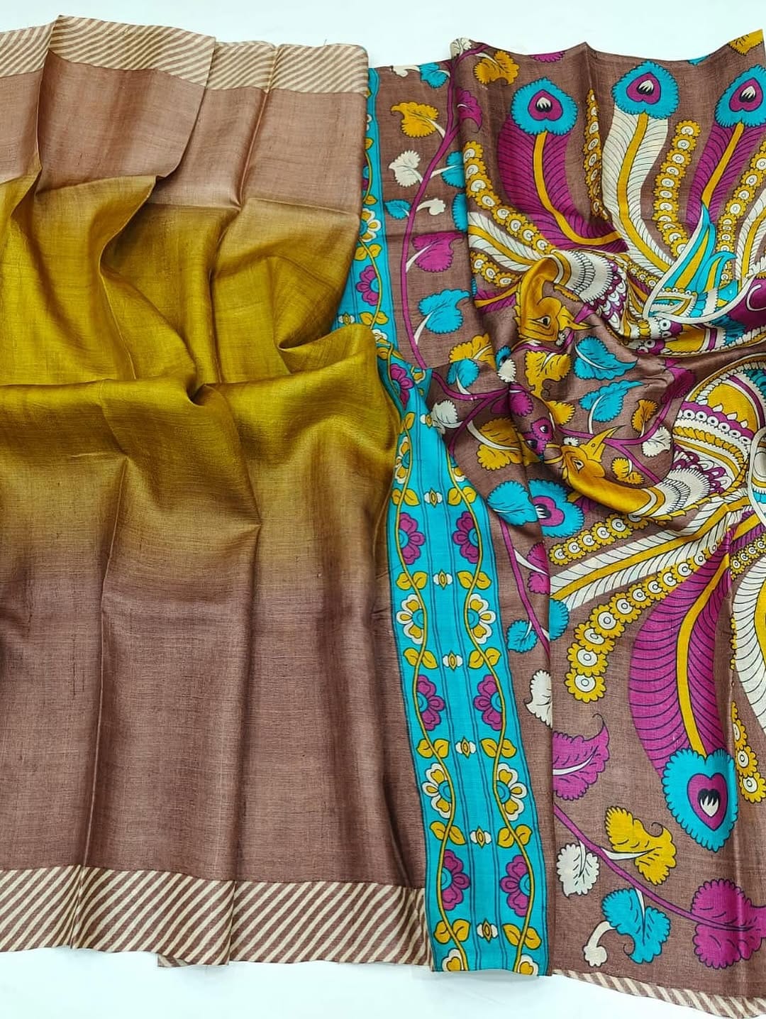 Premium quality Gachi tussar saree