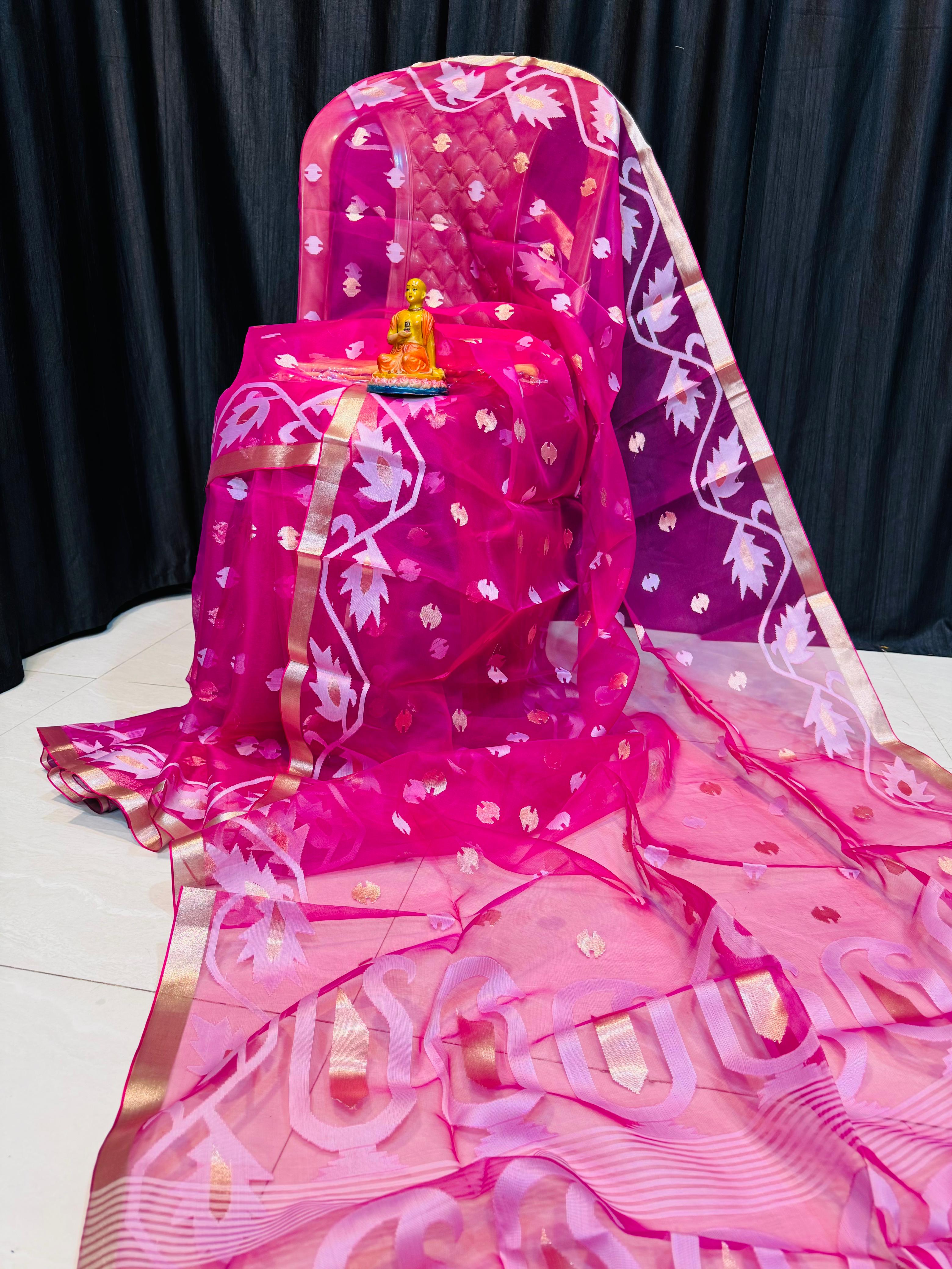 Exclusive Muslin Jamdani Saree