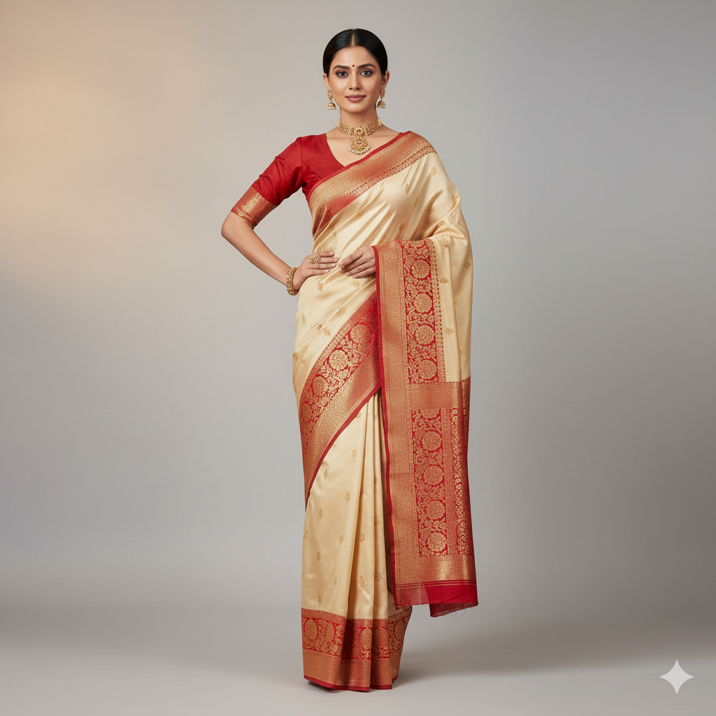NEW EXCLUSIVE MASRU SATIN SILK BANARASI SAREE