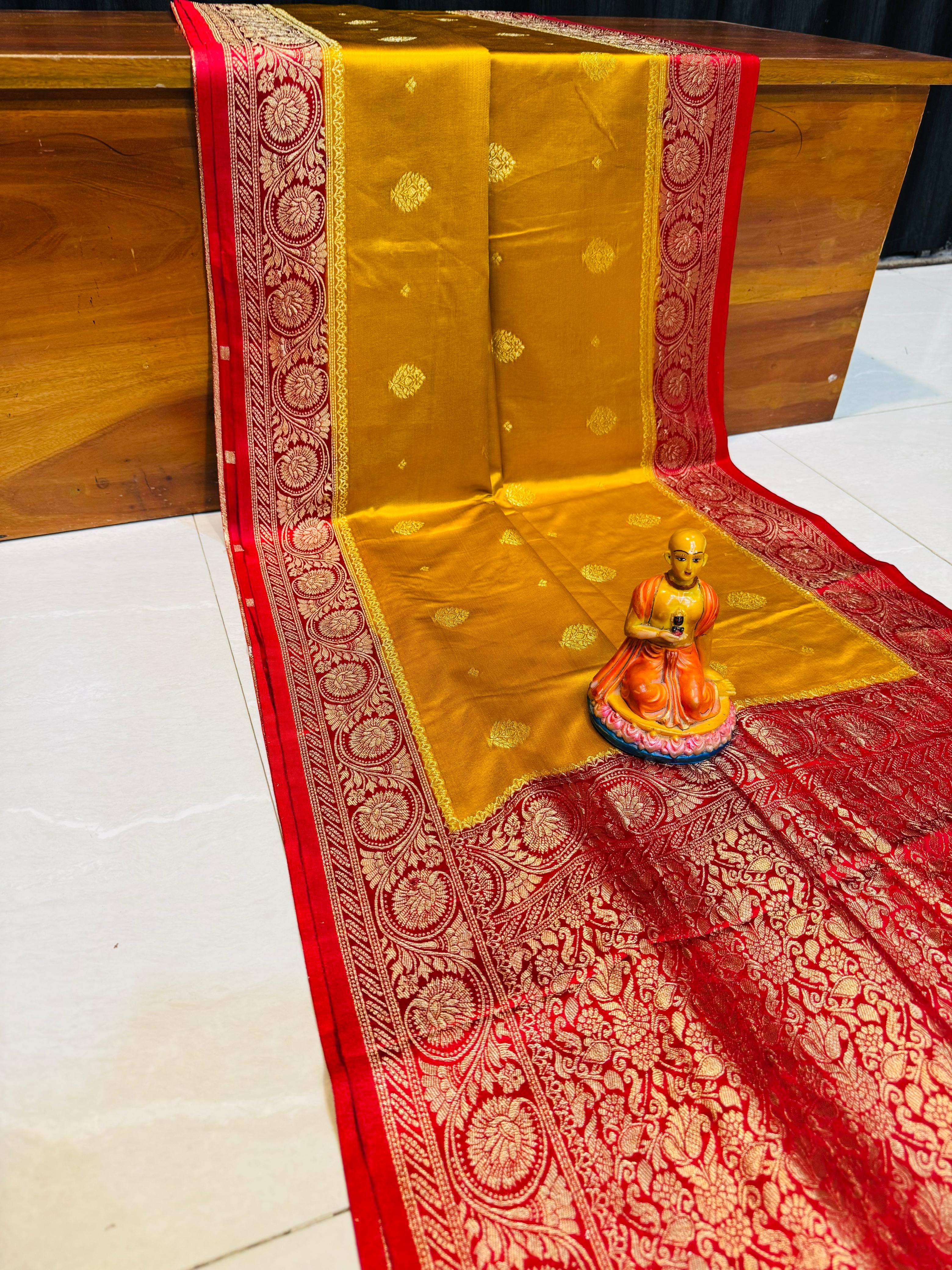 NEW EXCLUSIVE MASRU SATIN SILK BANARASI SAREE