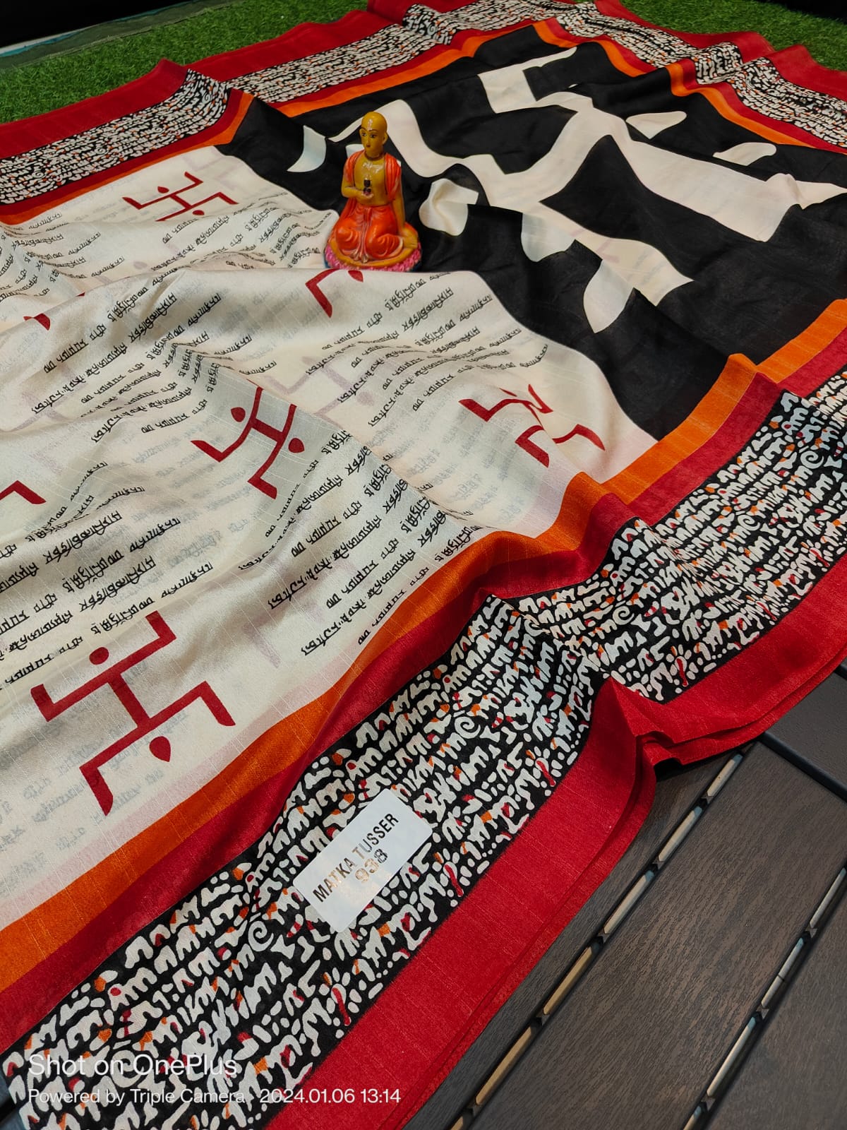 SEMI MATKA TASSAR SILK SAREE