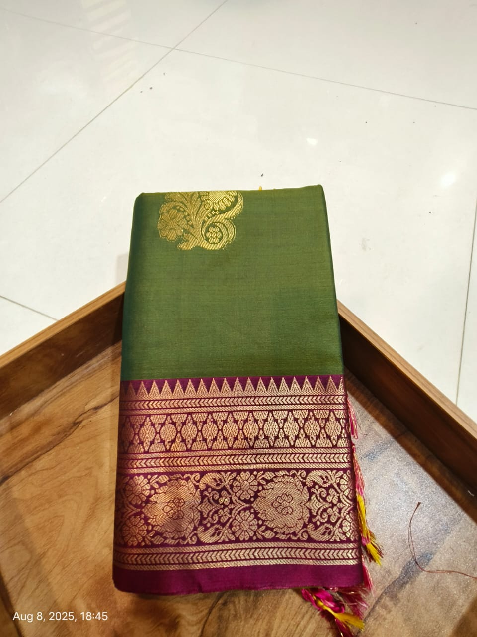Muga Silk Mina Kari Saree