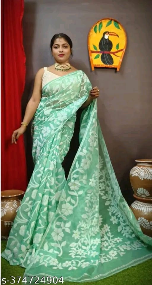 LOTA DHAKAI JAMDANI SAREE