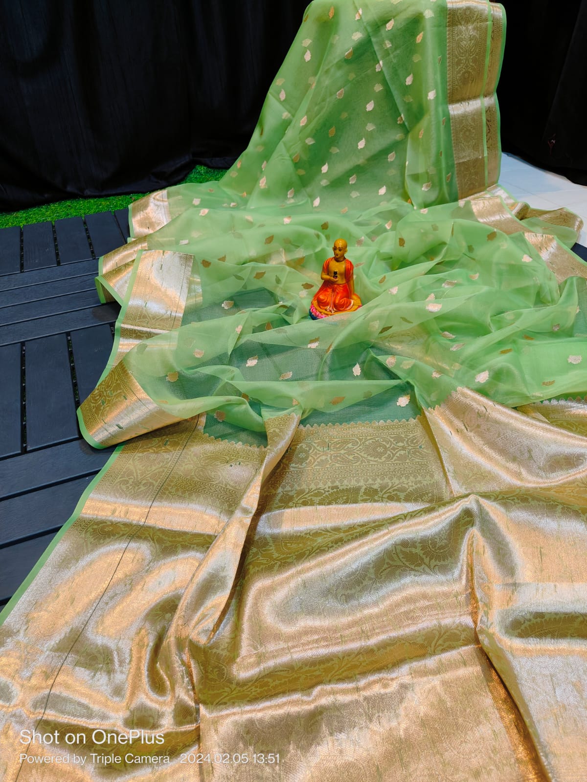 Masline Organza Benarosi Saree