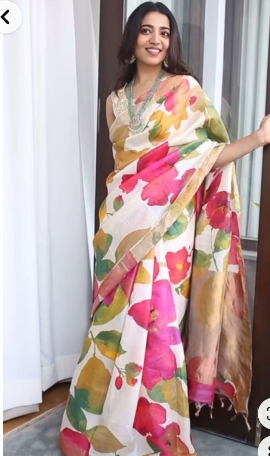 ShaajBari Premium Tissue Pallu Zari Tussar Saree