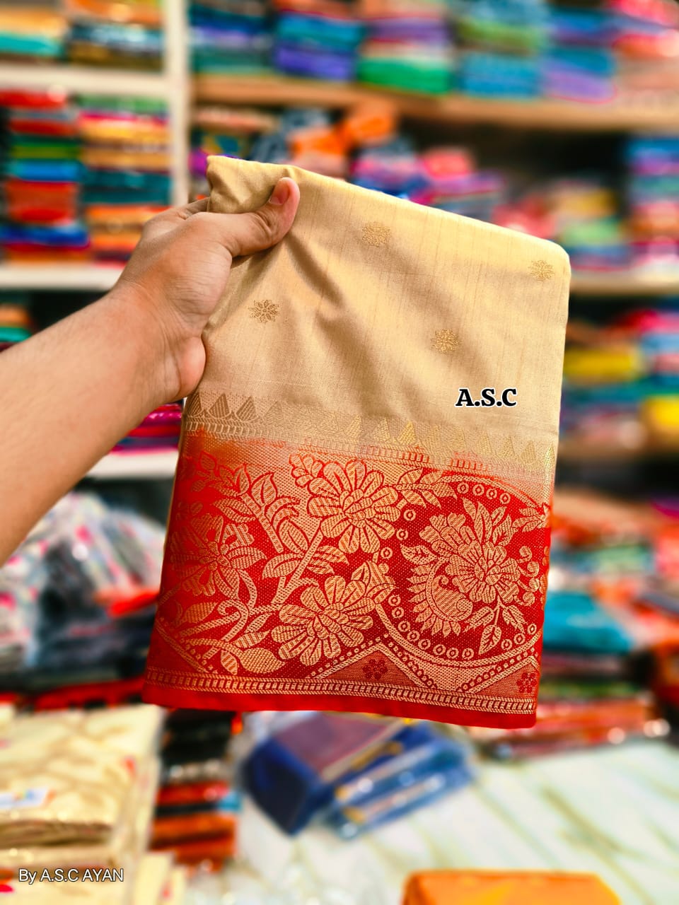 Raw Bangalore Silk 2D Saree