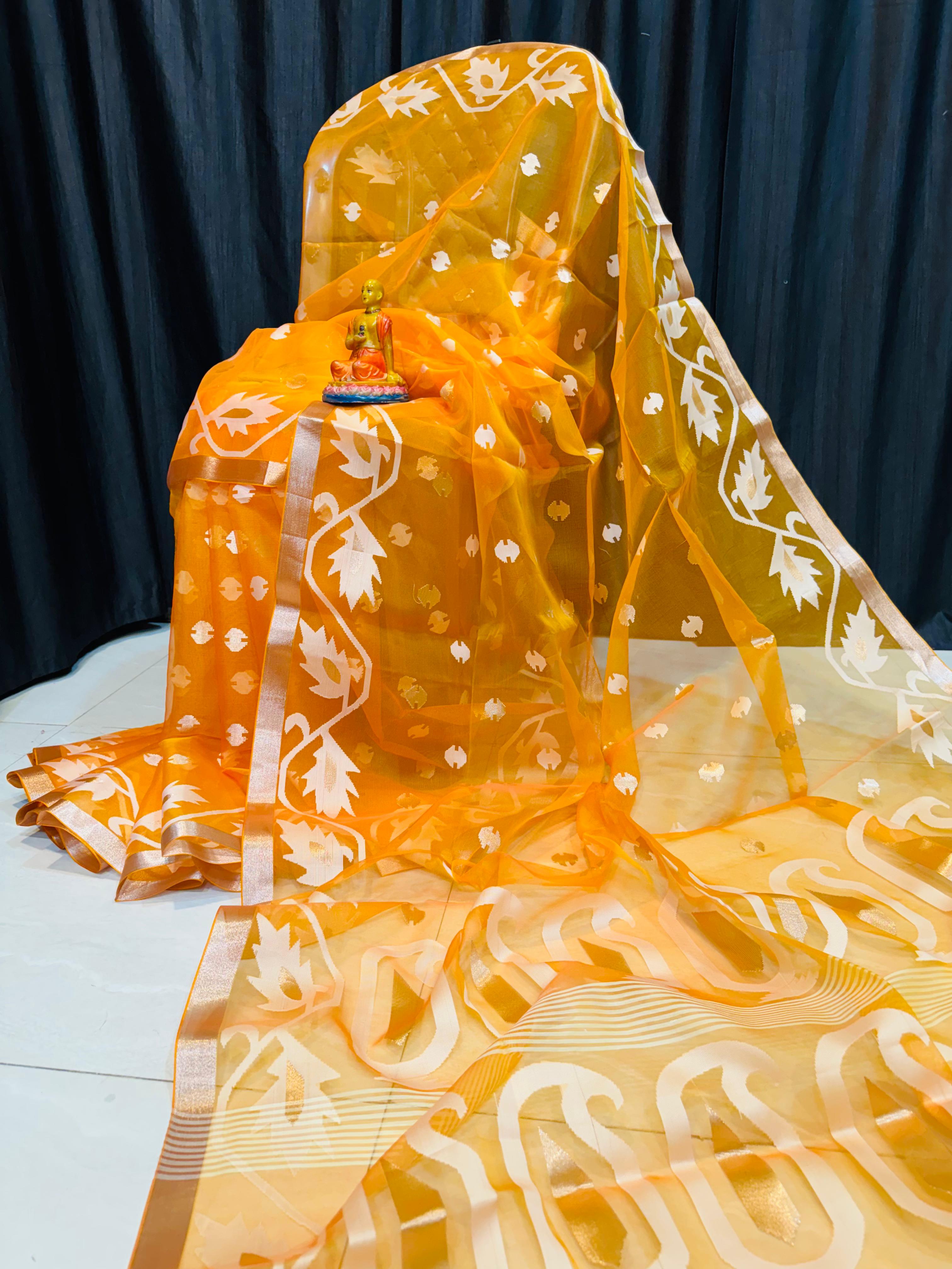 Exclusive Muslin Jamdani Saree