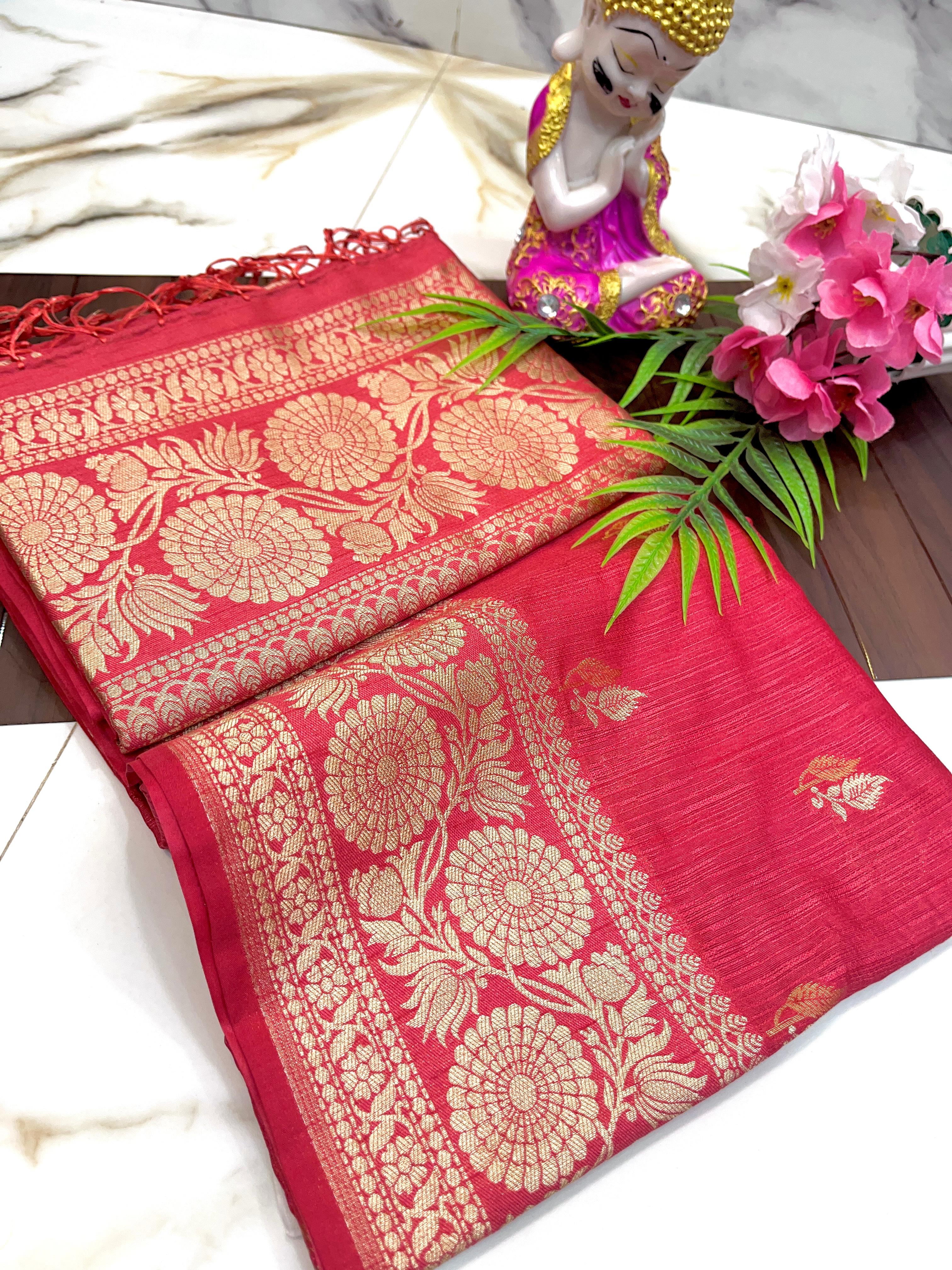 Muga Tussar Saree